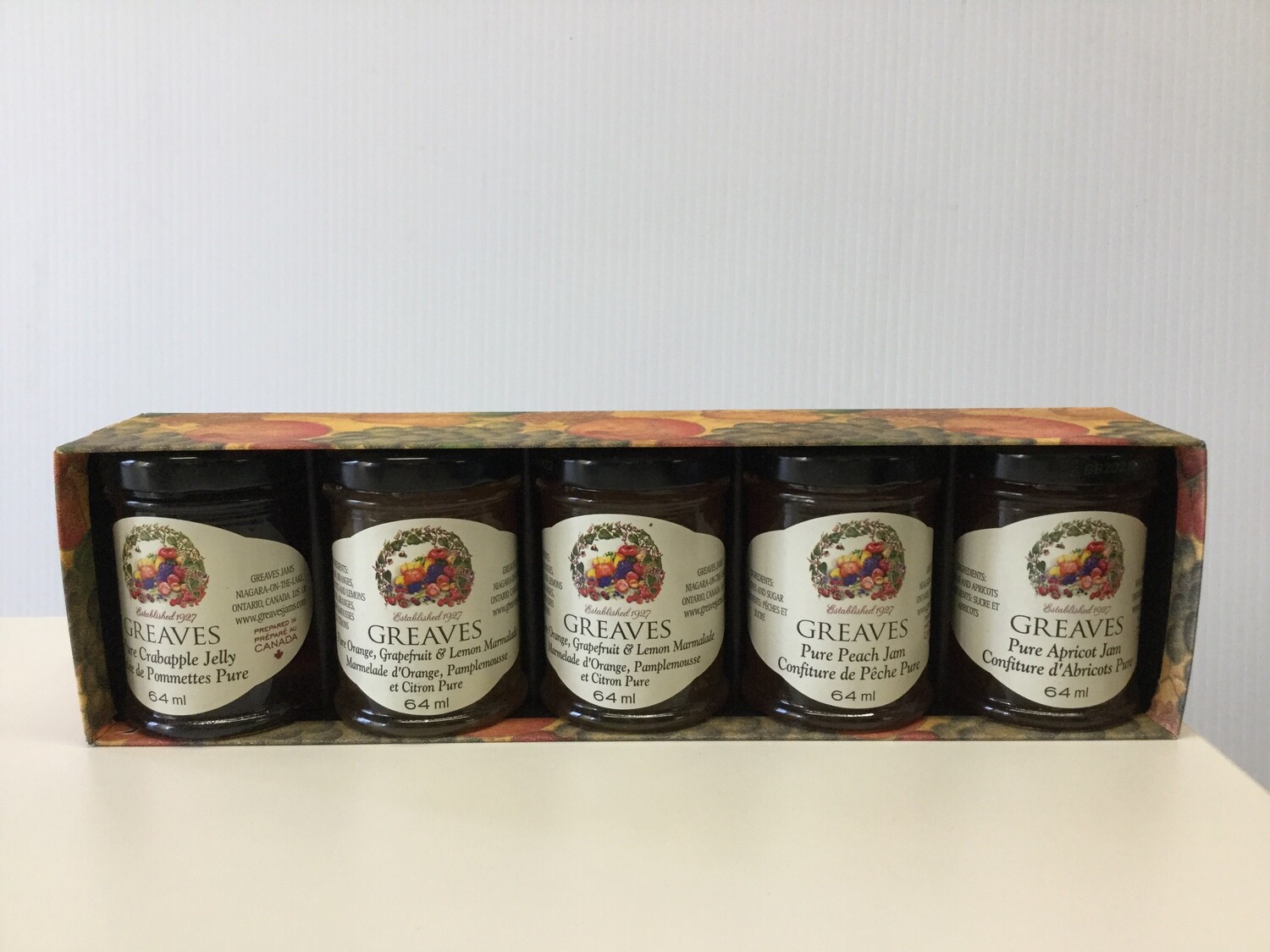 GREAVES Jam Assortment 5pc GREAVES Jam Assortment 5pc