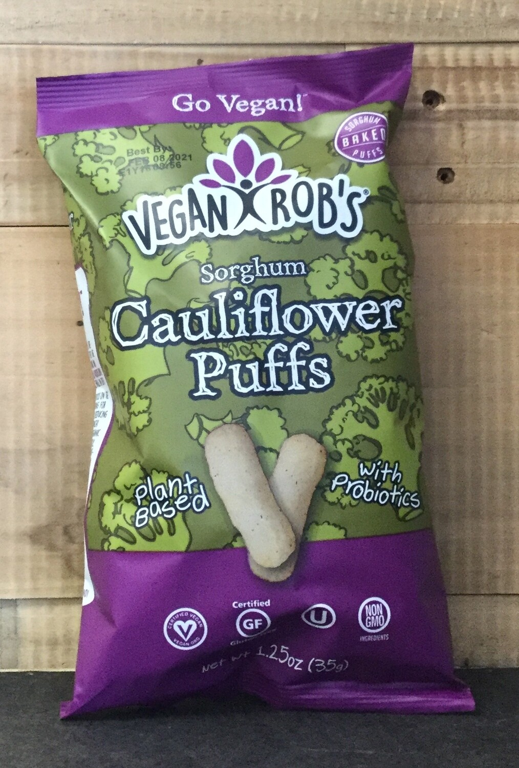 VEGAN ROBS Cauliflower Puffs 35g VEGAN ROBS Cauliflower Puffs 35g