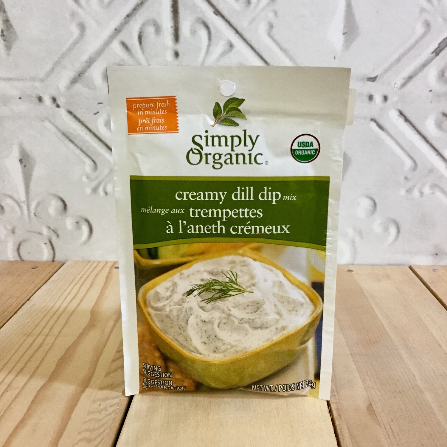 SIMPLY ORGANIC Creamy Dill Dip Mix 24g SIMPLY ORGANIC Creamy Dill Dip Mix 24g