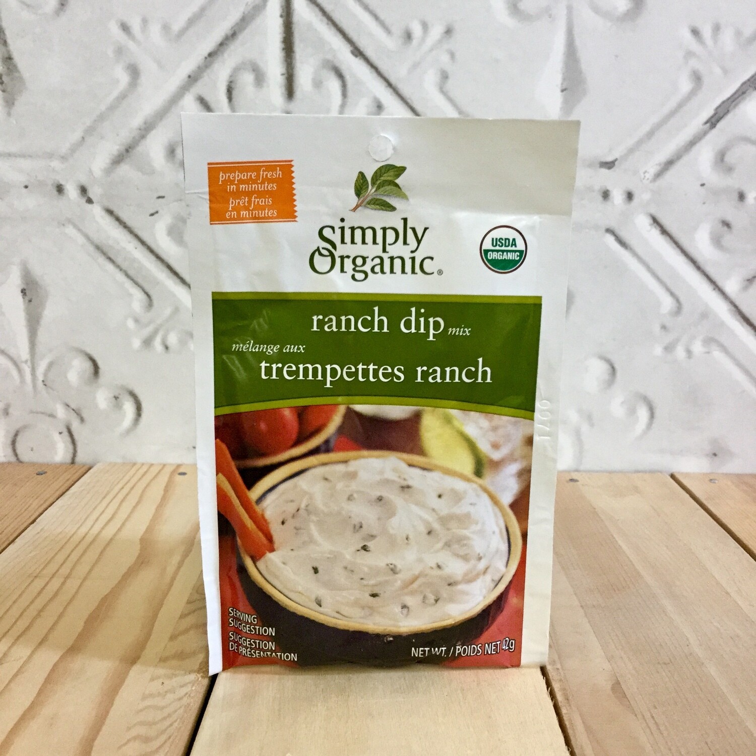 SIMPLY ORGANIC Ranch Dip Mix 42g SIMPLY ORGANIC Ranch Dip Mix 42g