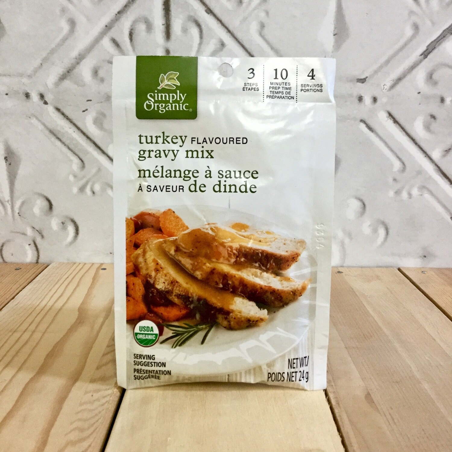 SIMPLY ORGANIC Turkey Flav Gravy Mix 24g SIMPLY ORGANIC Turkey Flav Gravy Mix 24g