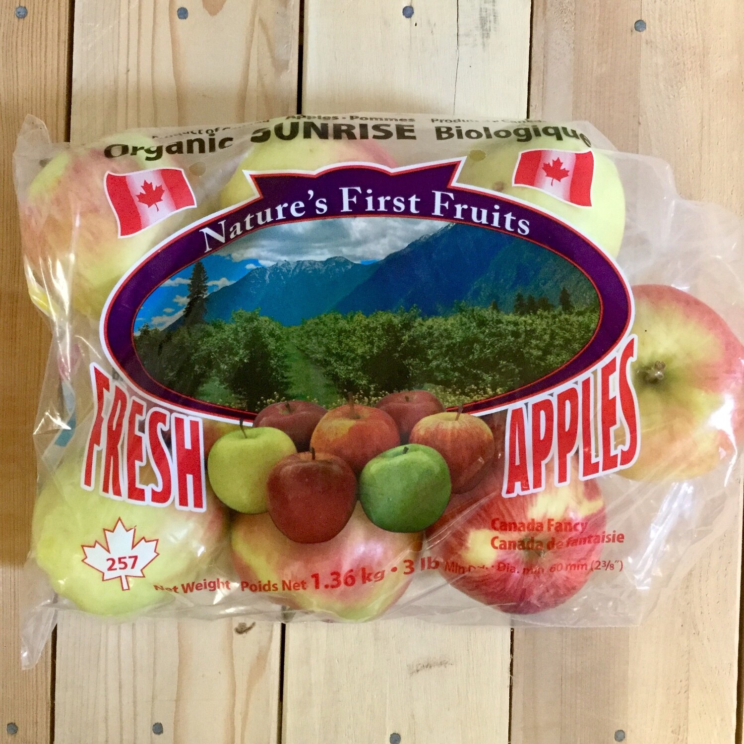 APPLES - Sunrise Organic 3# APPLES - Sunrise Organic 3#