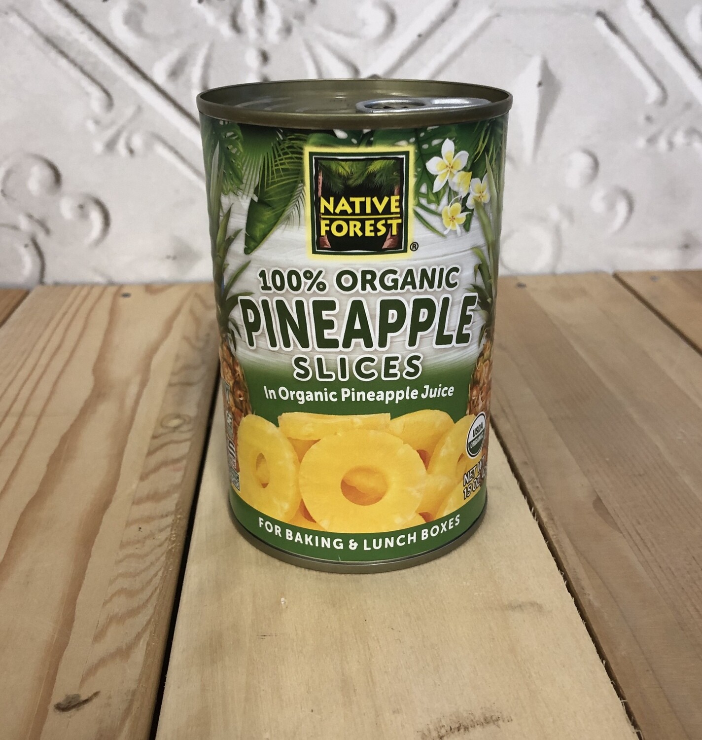 NATIVE FOREST Pineapple Slices 425g ORG NATIVE FOREST Pineapple Slices 425g ORG