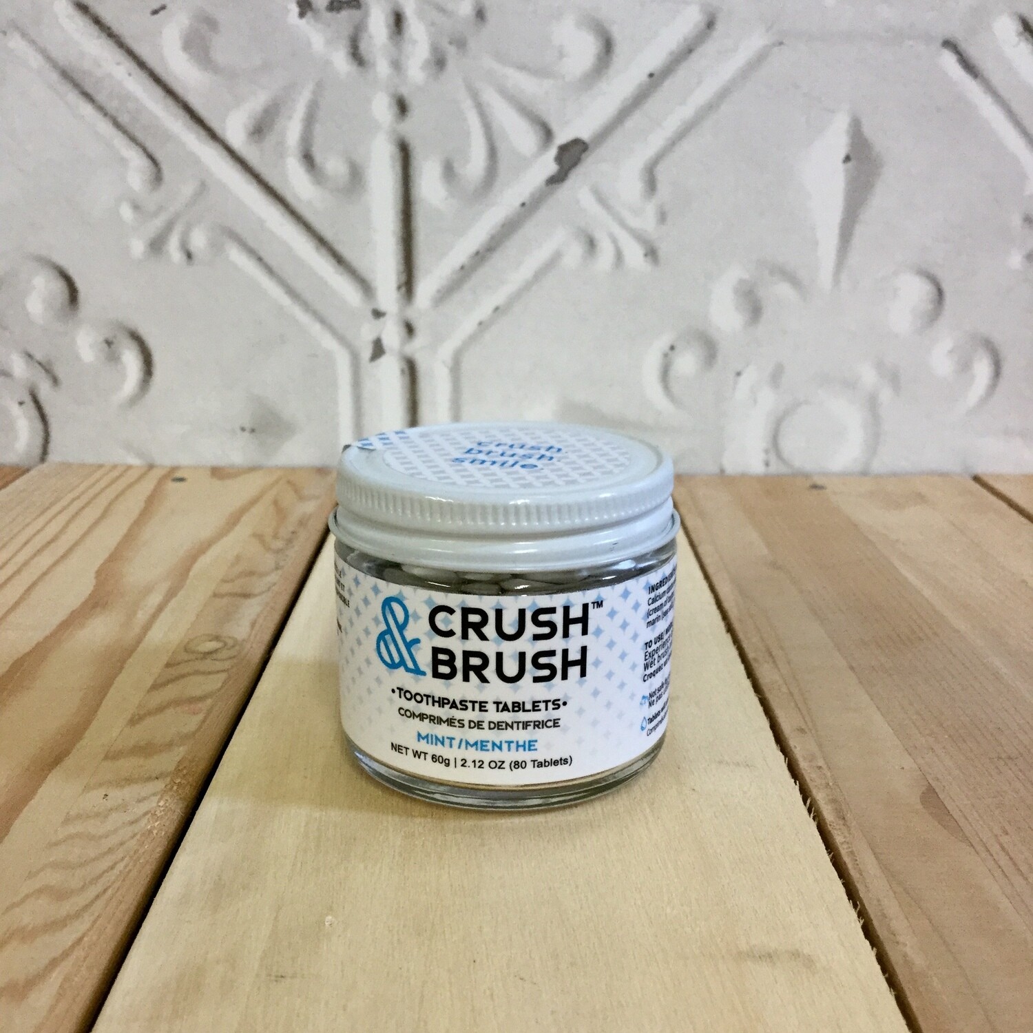 CRUSH & BRUSH Toothpaste Tablets Mint CRUSH & BRUSH Toothpaste Tablets Mint