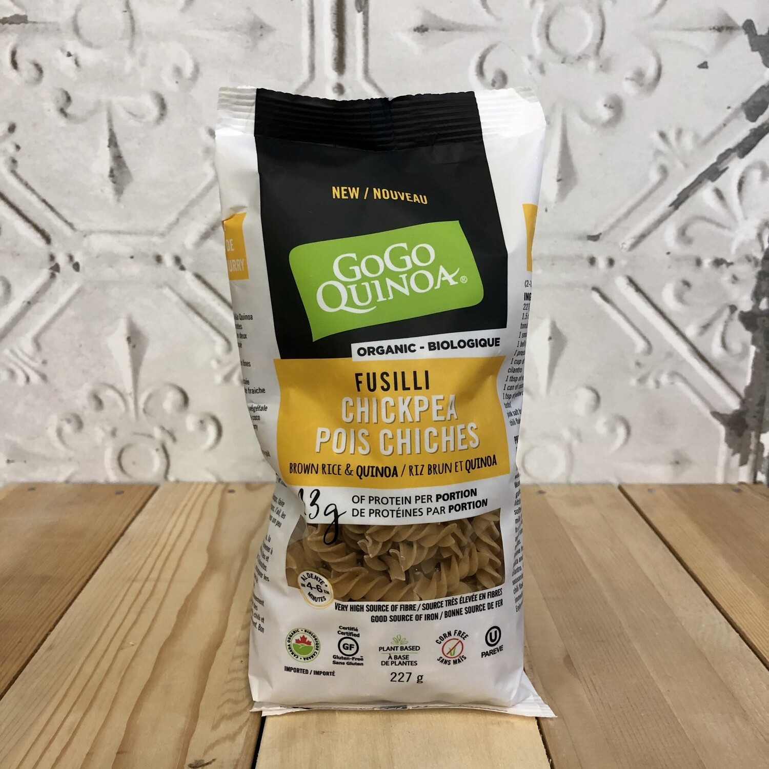 GOGO QUINOA Chickpea Fusilli 277g GOGO QUINOA Chickpea Fusilli 277g