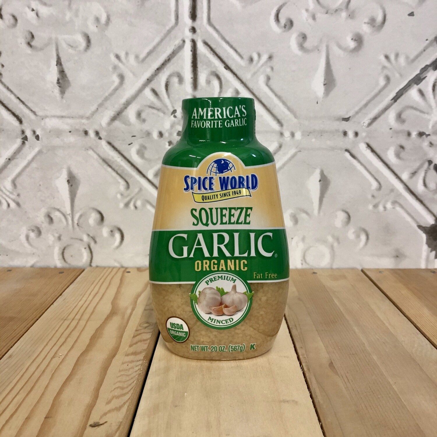 SPICE WORLD Garlic - Squeeze ORG 567g SPICE WORLD Garlic - Squeeze ORG 567g