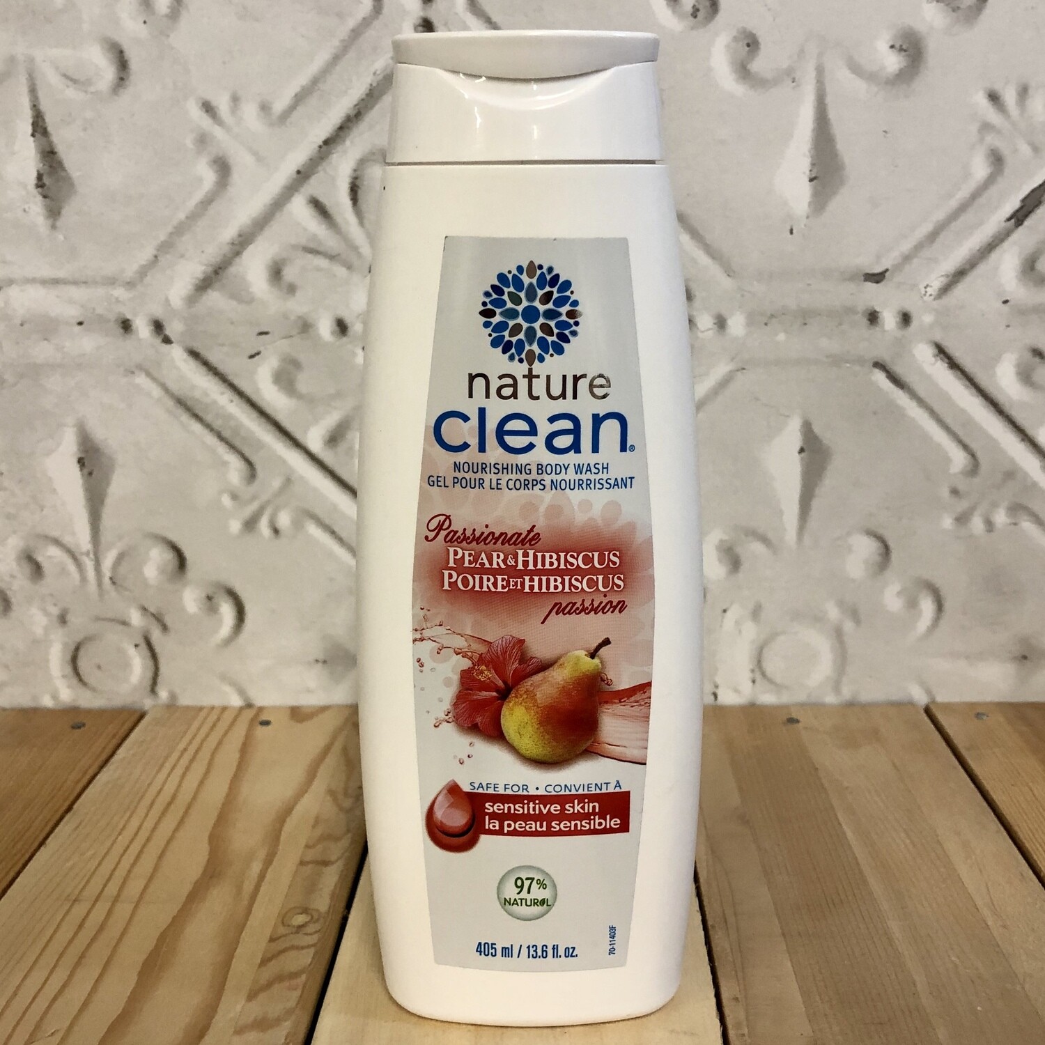 NATURE CLEAN Pear & Hibiscus Body Wash 405ml NATURE CLEAN Pear & Hibiscus Body Wash 405ml