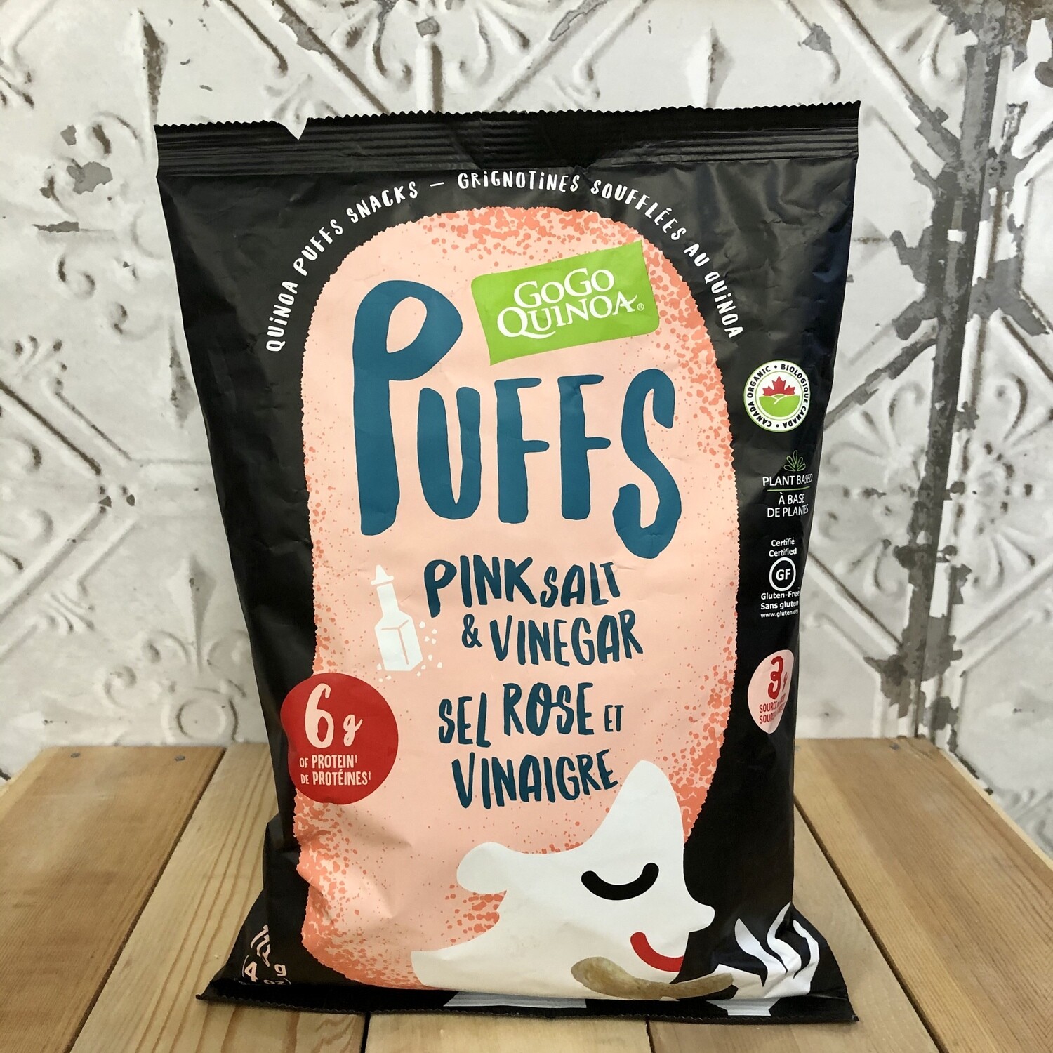 GOGO QUINOA Salt & Vinegar Puffs 113g GOGO QUINOA Salt & Vinegar Puffs 113g