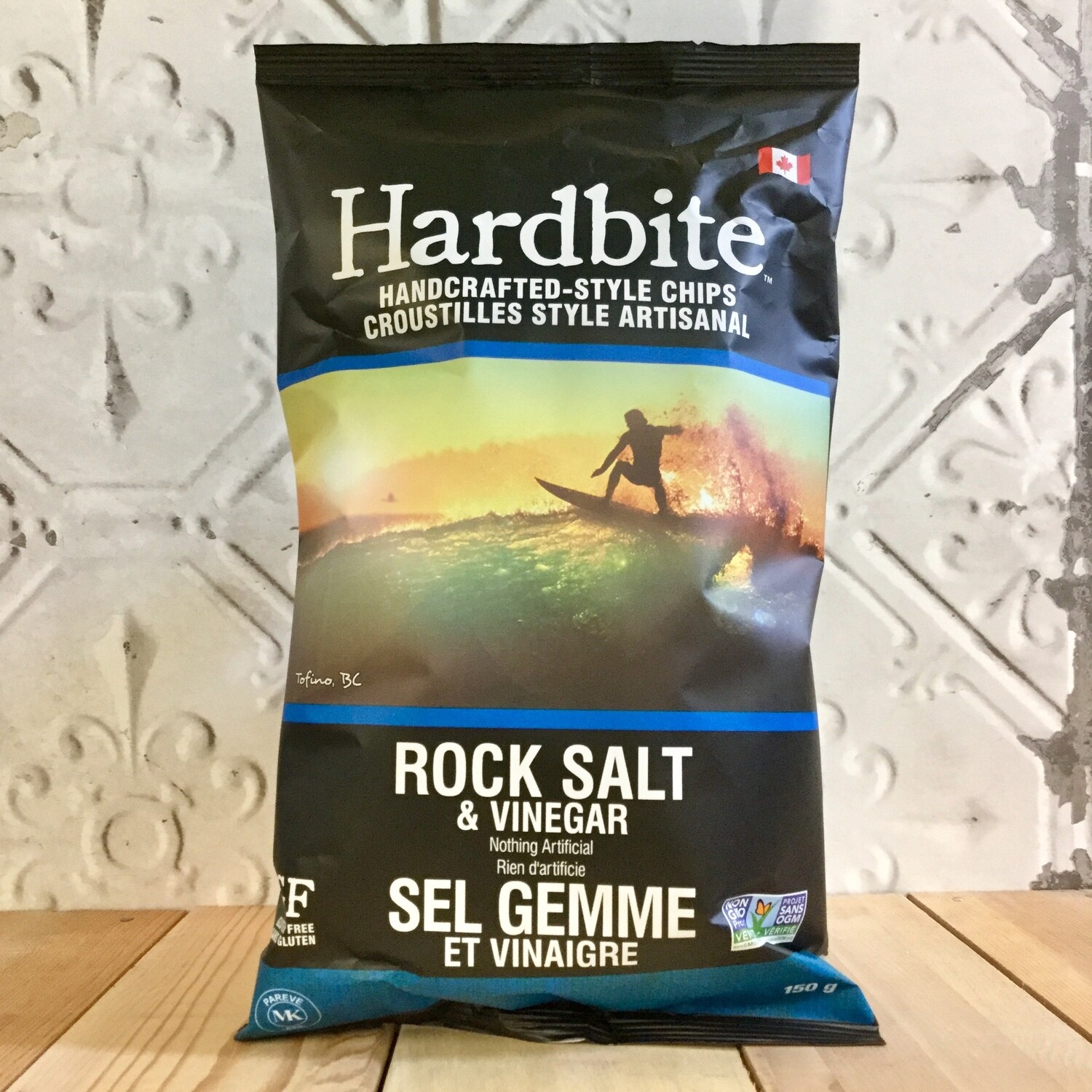 HARDBITE Chips Rock Salt & Vinegar 150g HARDBITE Chips Rock Salt & Vinegar 150g