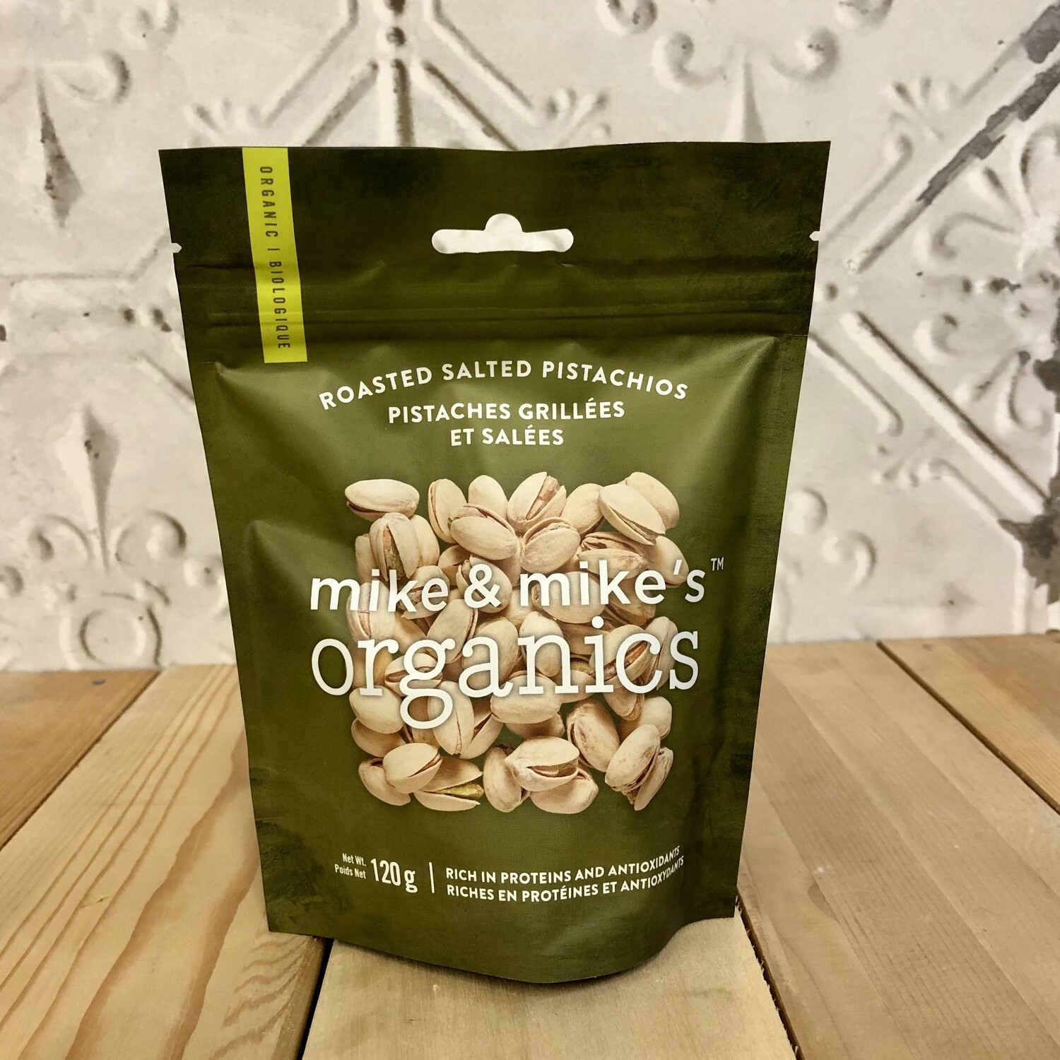MIKE & MIKES Roasted Pistachios 120g ORG MIKE & MIKES Roasted Pistachios 120g ORG