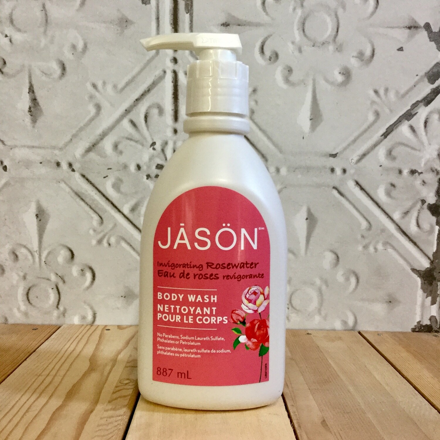 JASON Body Wash Rose Water 887ml JASON Body Wash Rose Water 887ml