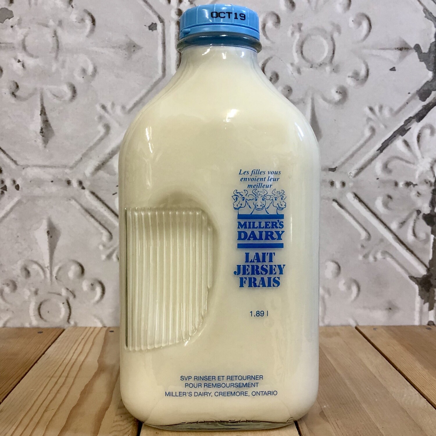 MILLERS DAIRY 1% Milk 1.89L MILLERS DAIRY 1% Milk 1.89L