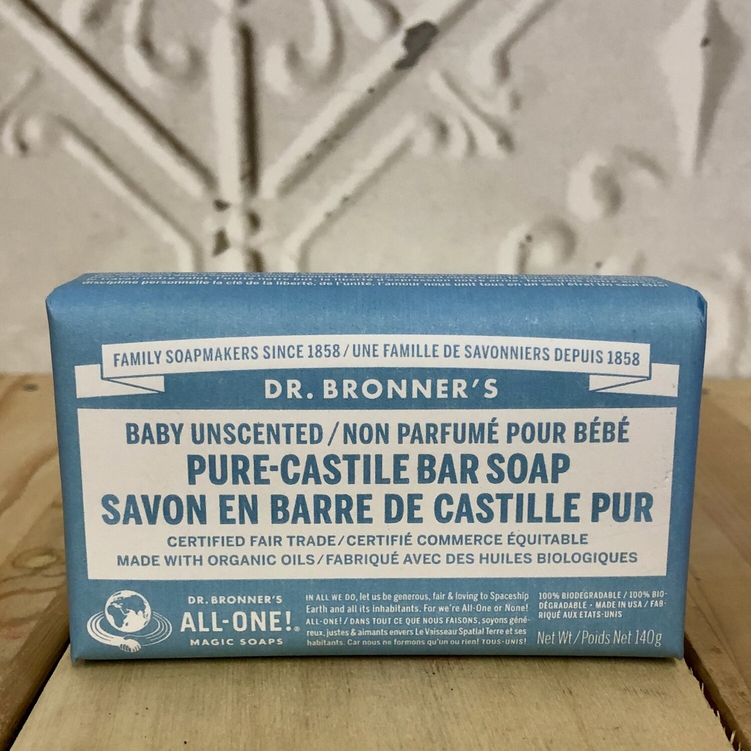 DR BRONNERS Bar Unscented DR BRONNERS Bar Unscented