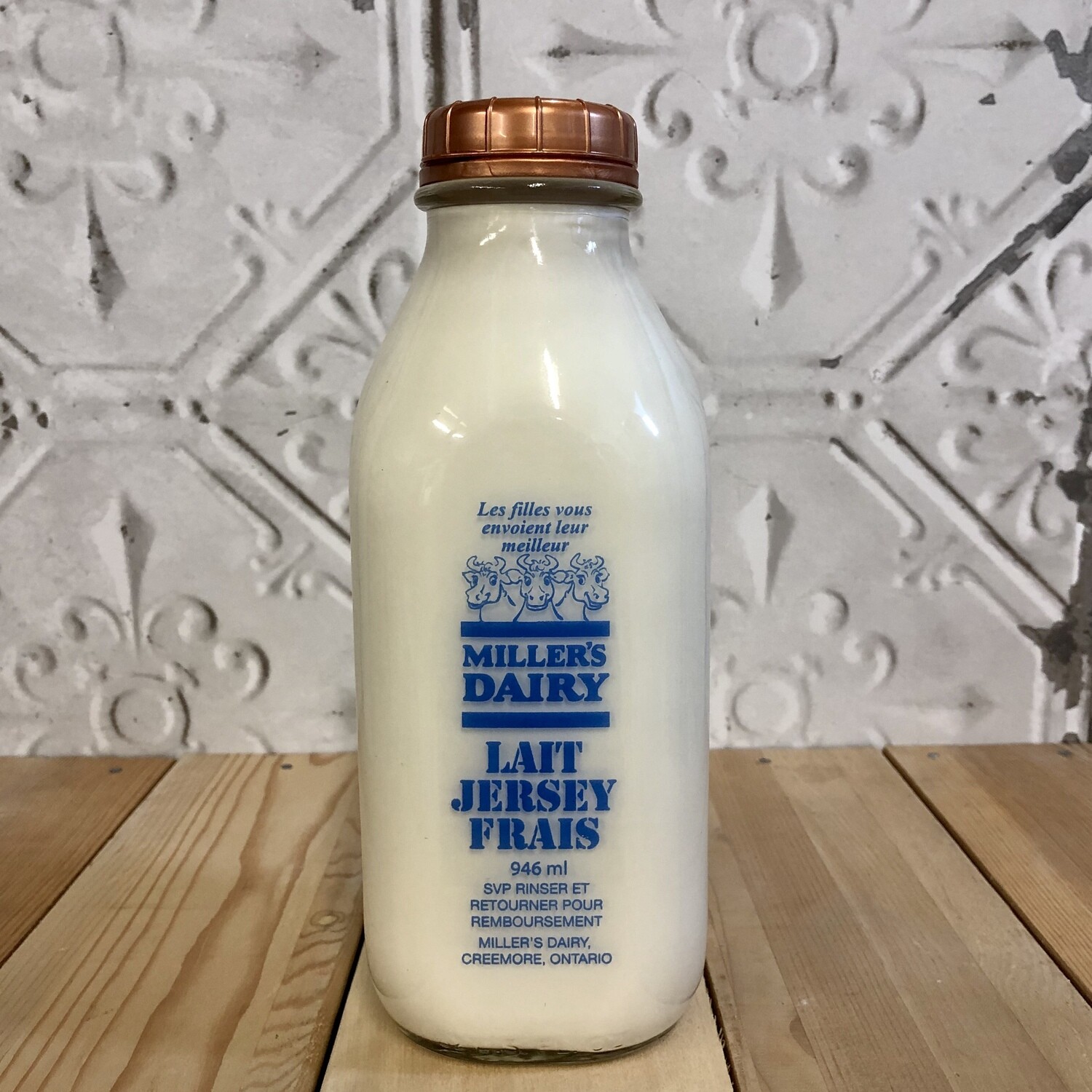 MILLERS DAIRY Half & Half 946ml MILLERS DAIRY Half & Half 946ml