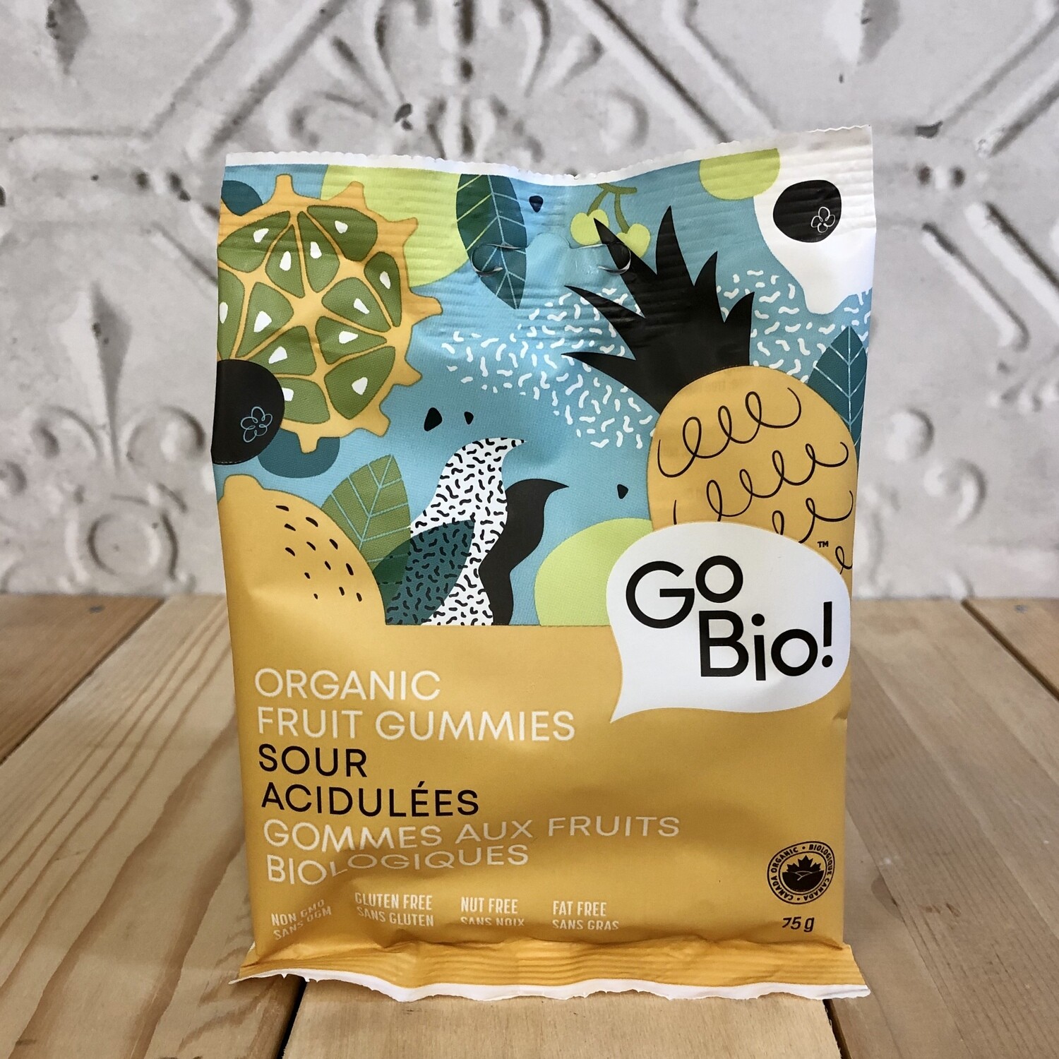 GO BIO Sour Fruit Gummies Org 75g GO BIO Sour Fruit Gummies Org 75g