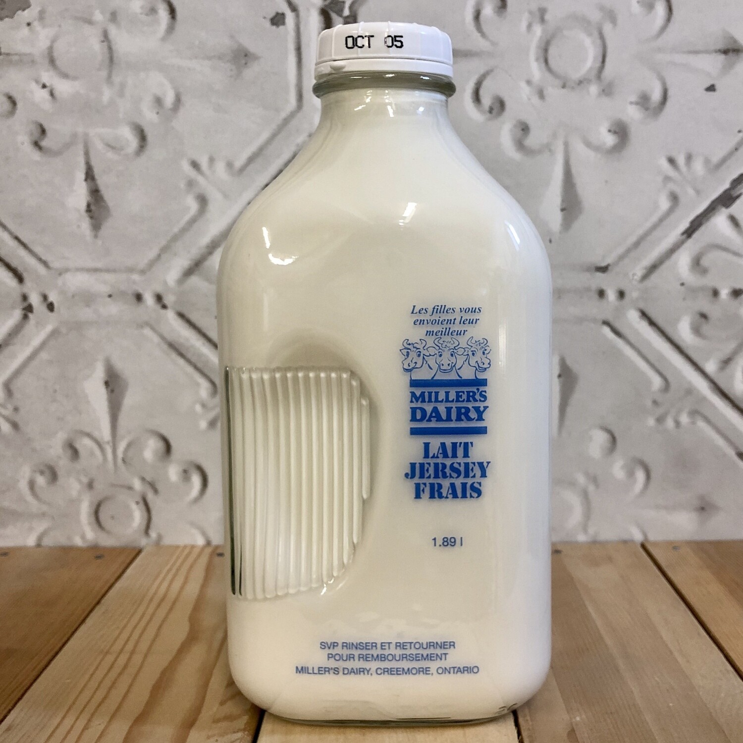MILLERS DAIRY Whole Milk 1.89L MILLERS DAIRY Whole Milk 1.89L