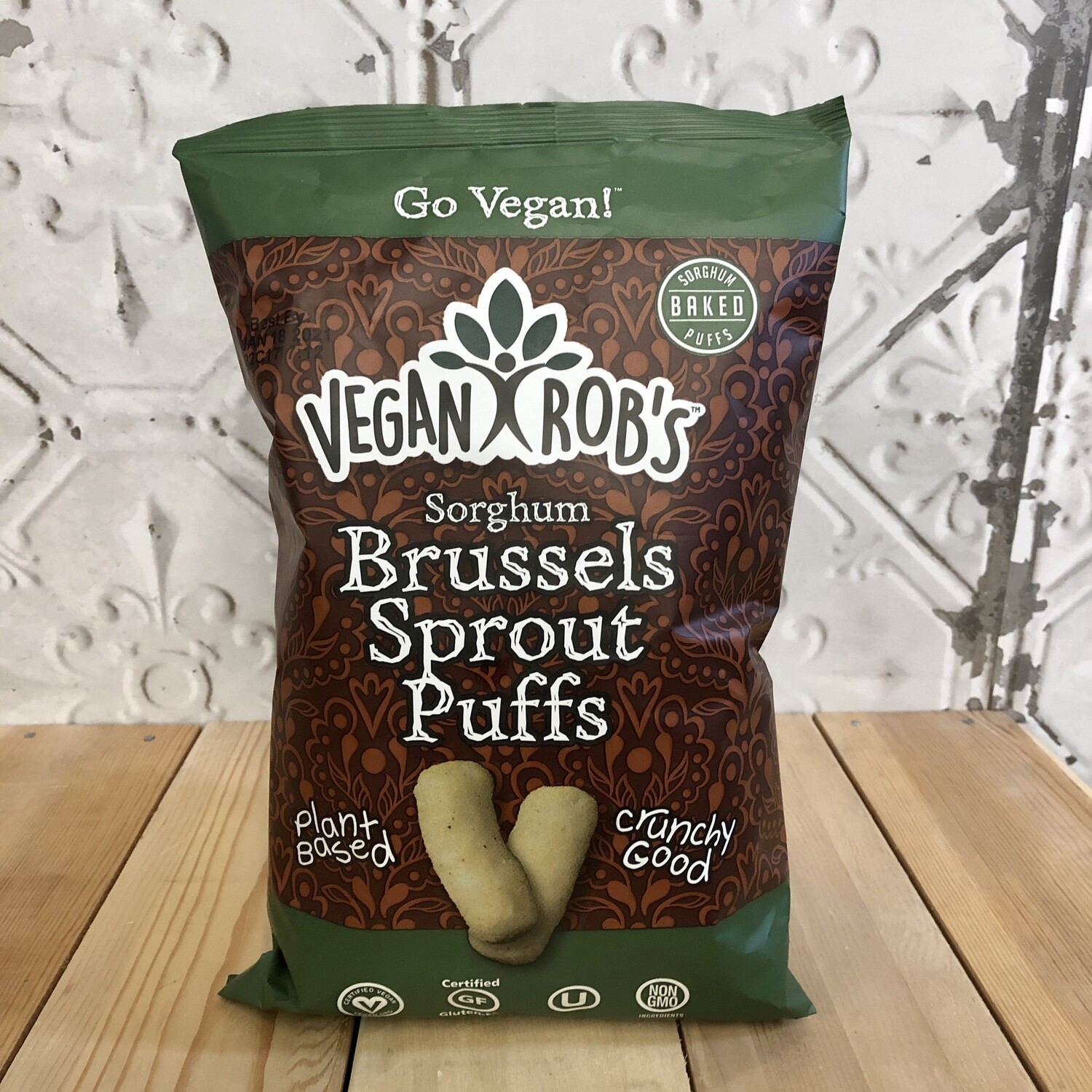 VEGAN ROBS Brussels Sprout Puffs 99g VEGAN ROBS Brussels Sprout Puffs 99g