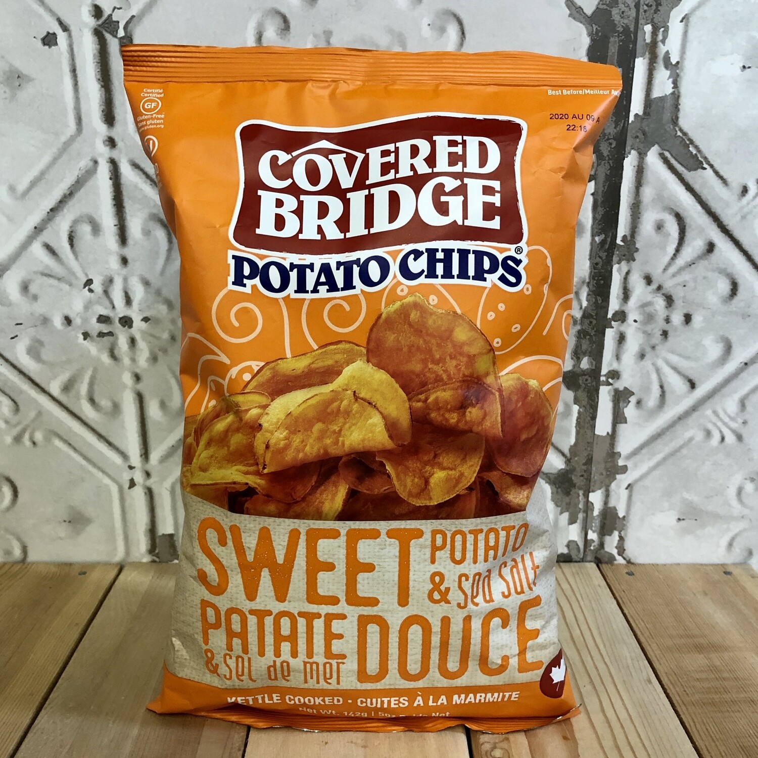 COVERED BRIDGE Chips Sweet Potato 142g COVERED BRIDGE Chips Sweet Potato 142g