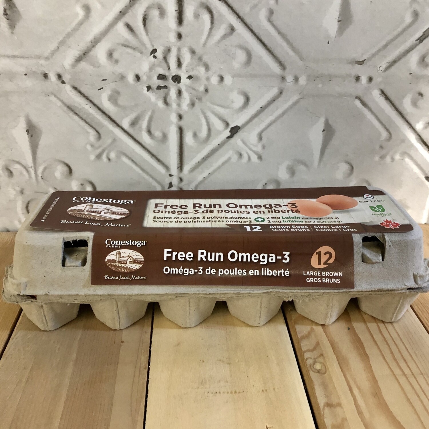 CONESTOGA Free Run Omega-3 Eggs CONESTOGA Free Run Omega-3 Eggs