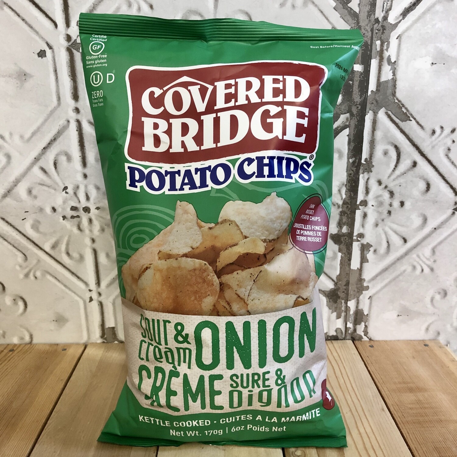 COVERED BRIDGE Chips SC&O 170g COVERED BRIDGE Chips SC&O 170g