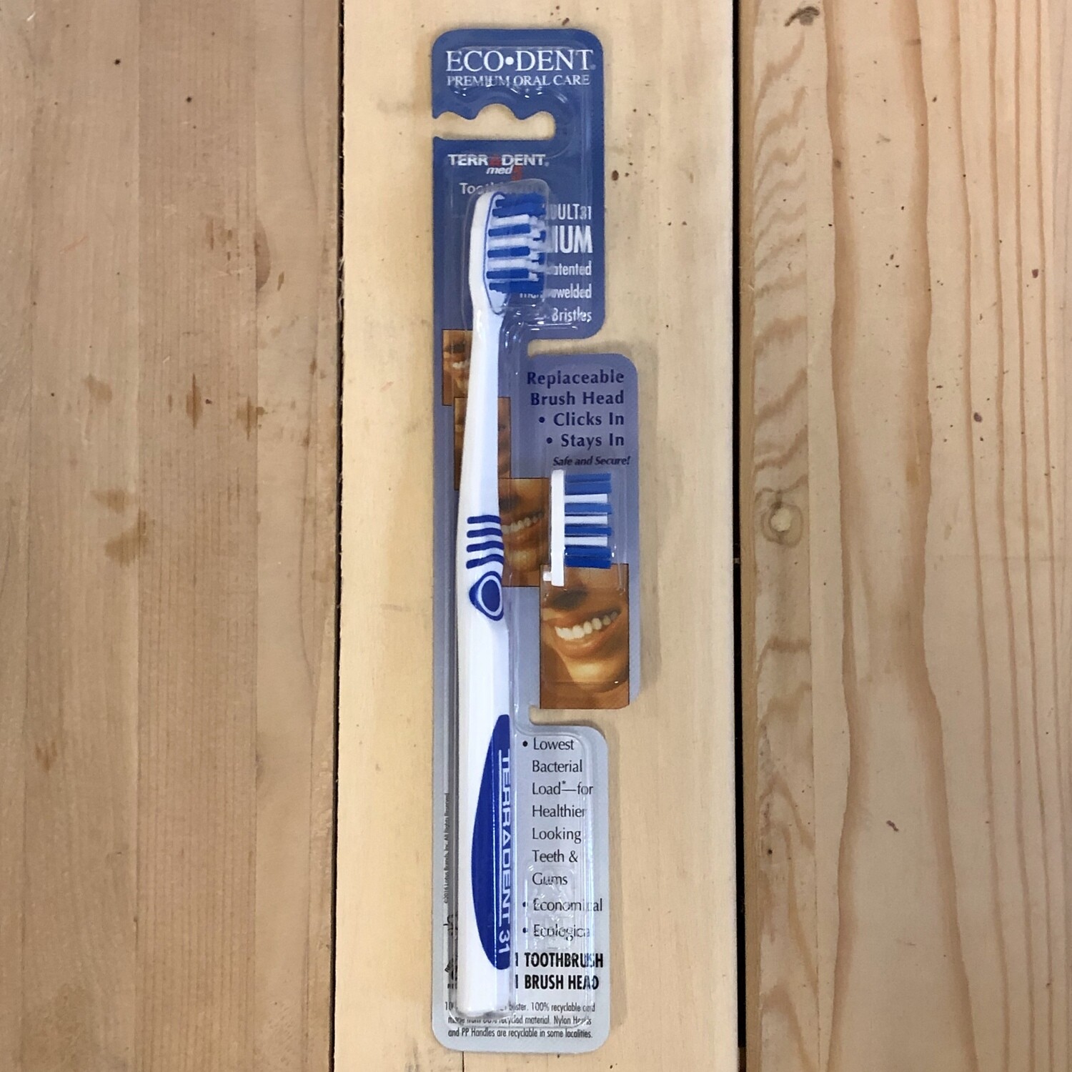 ECODENT Med Toothbrush w Replaceable Head ECODENT Med Toothbrush w Replaceable Head