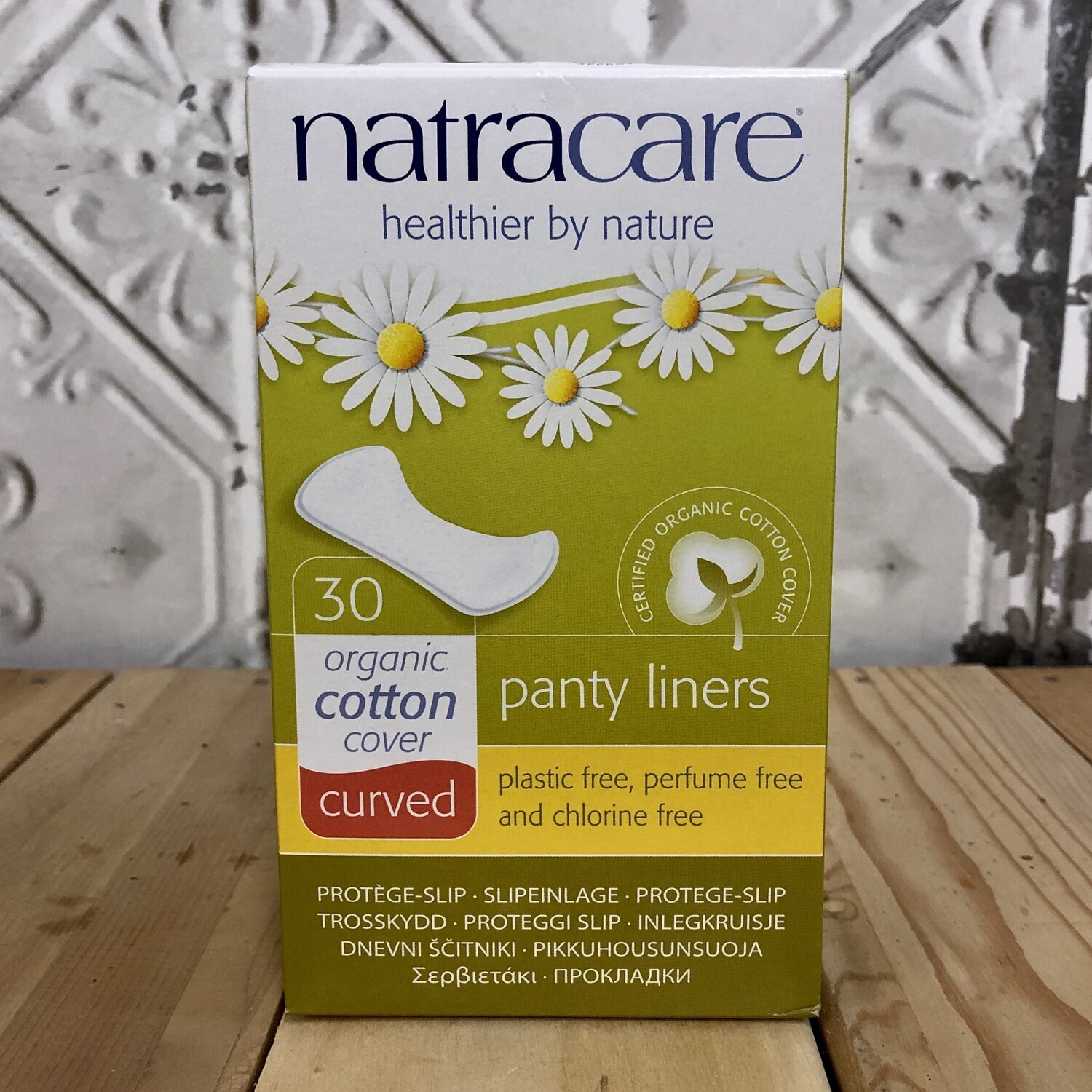 NATRACARE Panty Liners 30ct Curved NATRACARE Panty Liners 30ct Curved