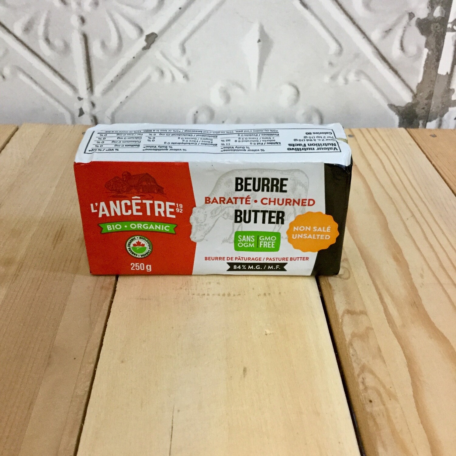 LANCETRE Butter Unsalted 250g LANCETRE Butter Unsalted 250g