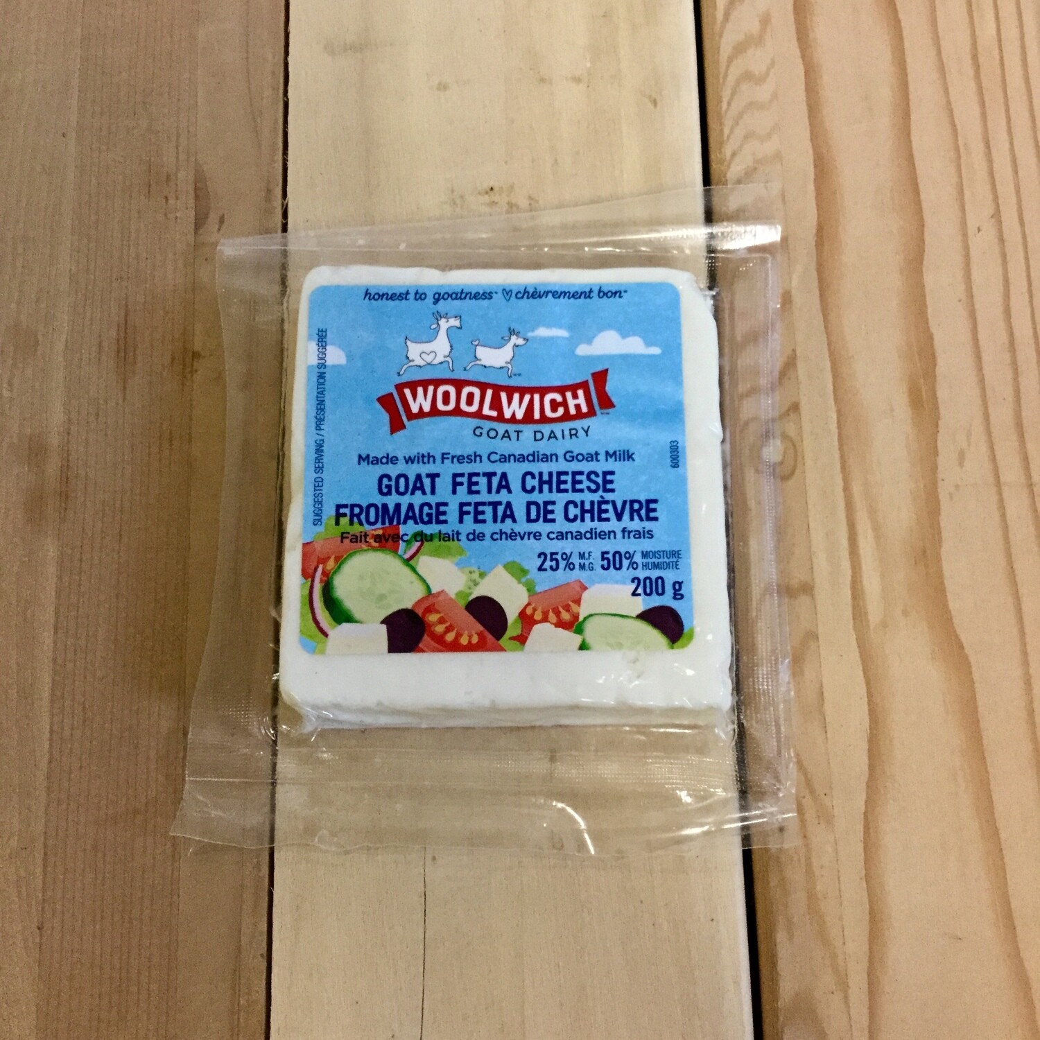 WOOLWICH Goat Feta Cheese 200g WOOLWICH Goat Feta Cheese 200g