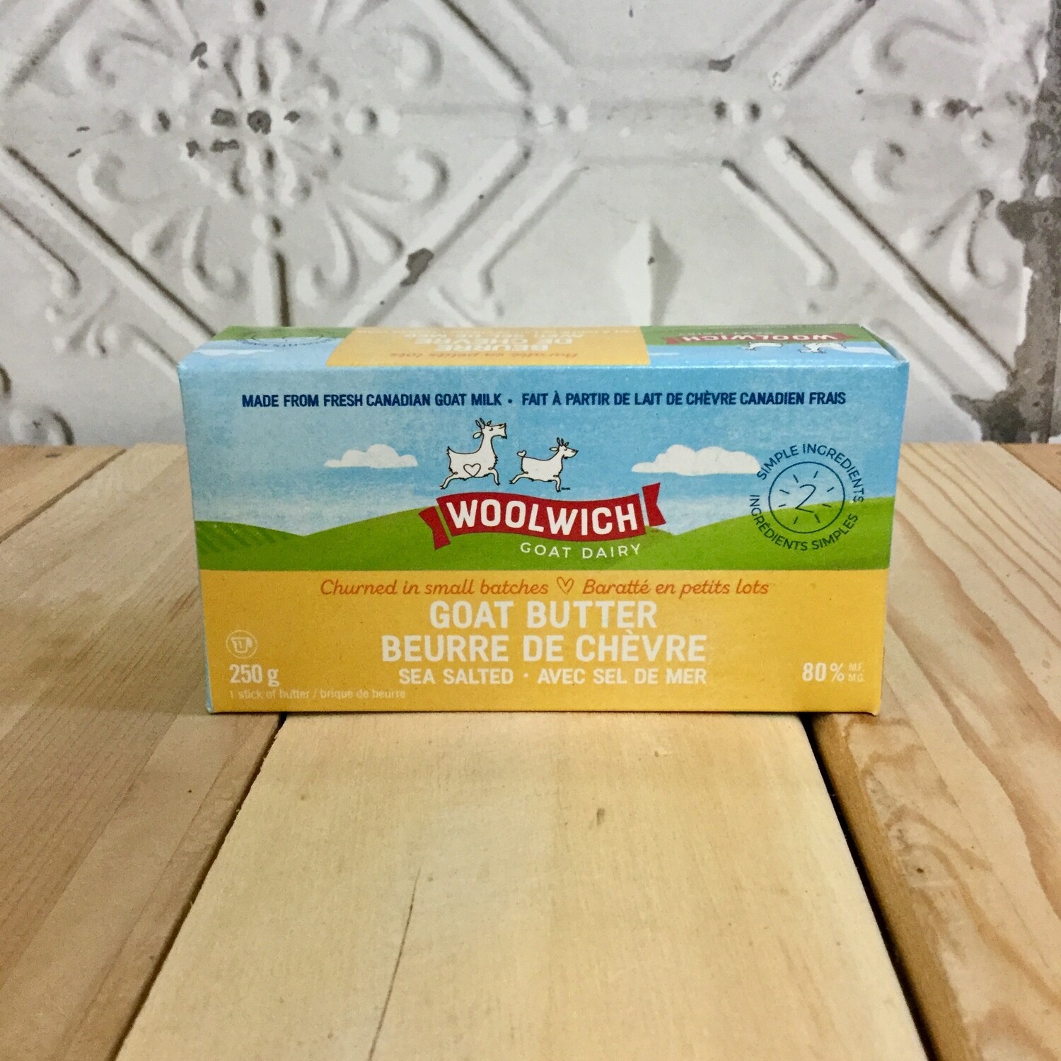 WOOLWICH Goat Butter 250g WOOLWICH Goat Butter 250g