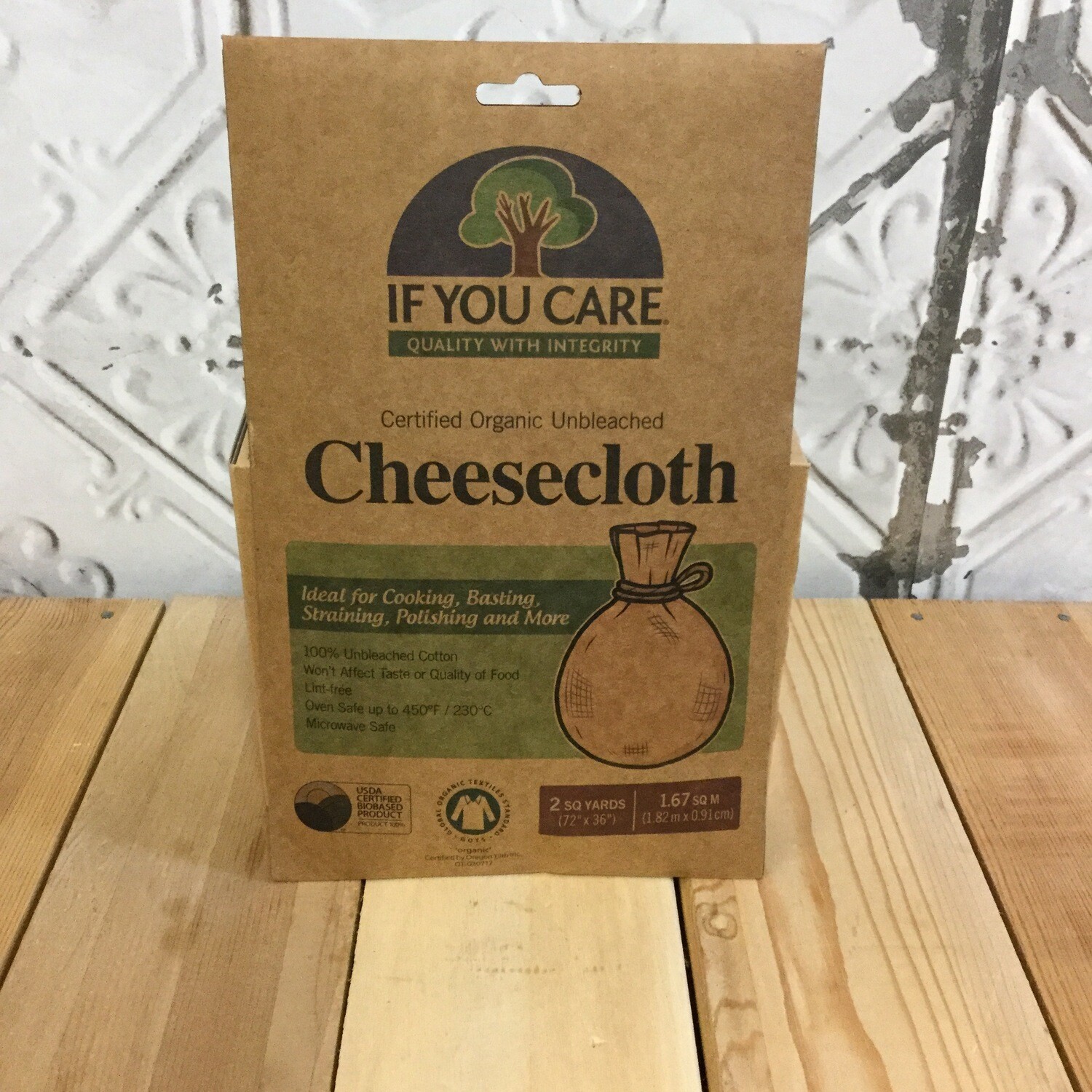IF YOU CARE Cheesecloth 2 sq yd IF YOU CARE Cheesecloth 2 sq yd