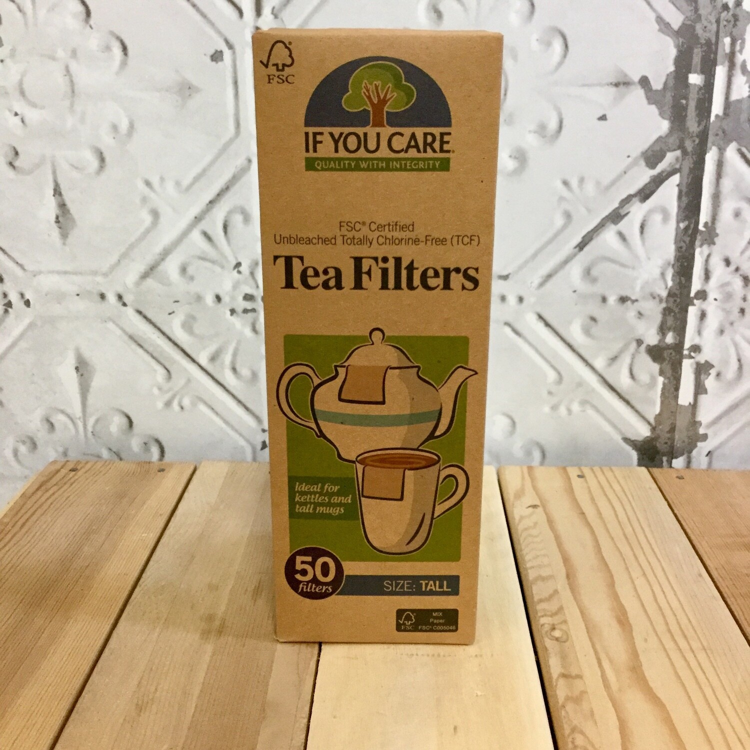 IF YOU CARE Tall Tea Filters 50pc IF YOU CARE Tall Tea Filters 50pc