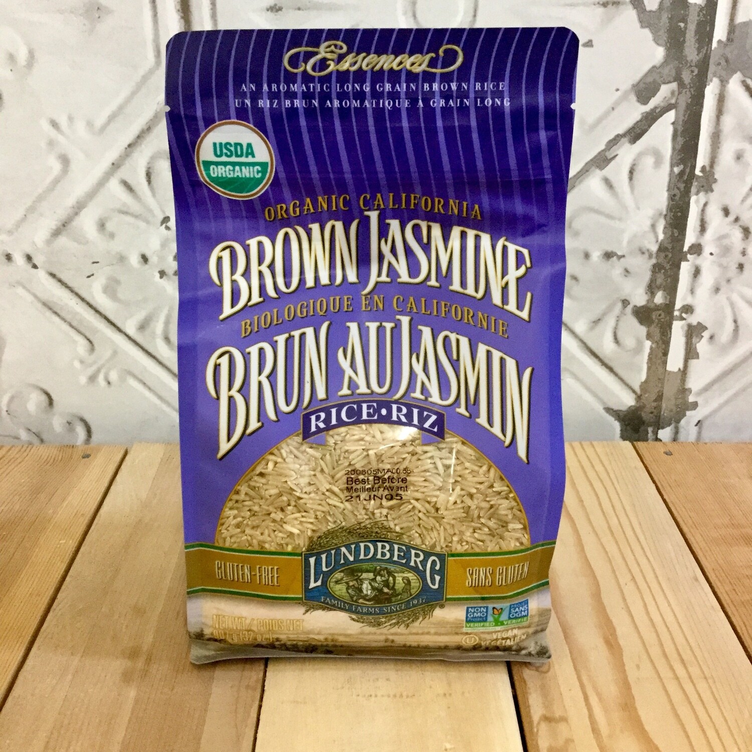LUNDBERG Brown Jasmine Rice 907g LUNDBERG Brown Jasmine Rice 907g