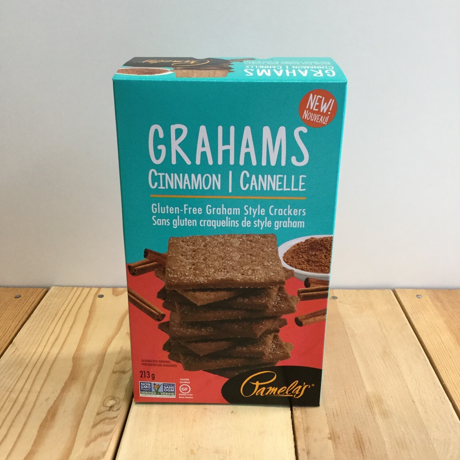 PAMELAS Graham Crackers Cinn 213g PAMELAS Graham Crackers Cinn 213g