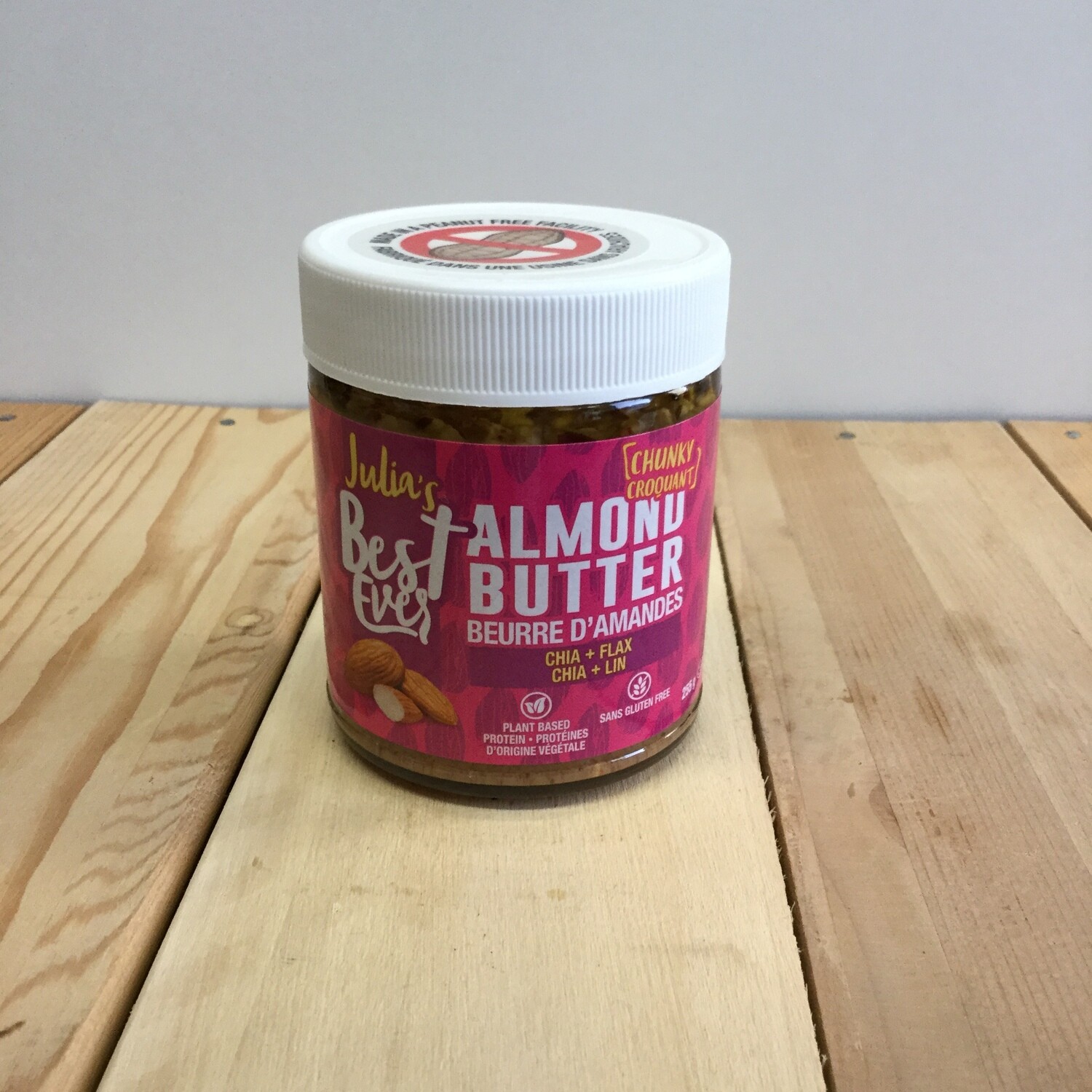 JULIA'S BEST EVER Almond Butter - Chunky JULIA'S BEST EVER Almond Butter - Chunky