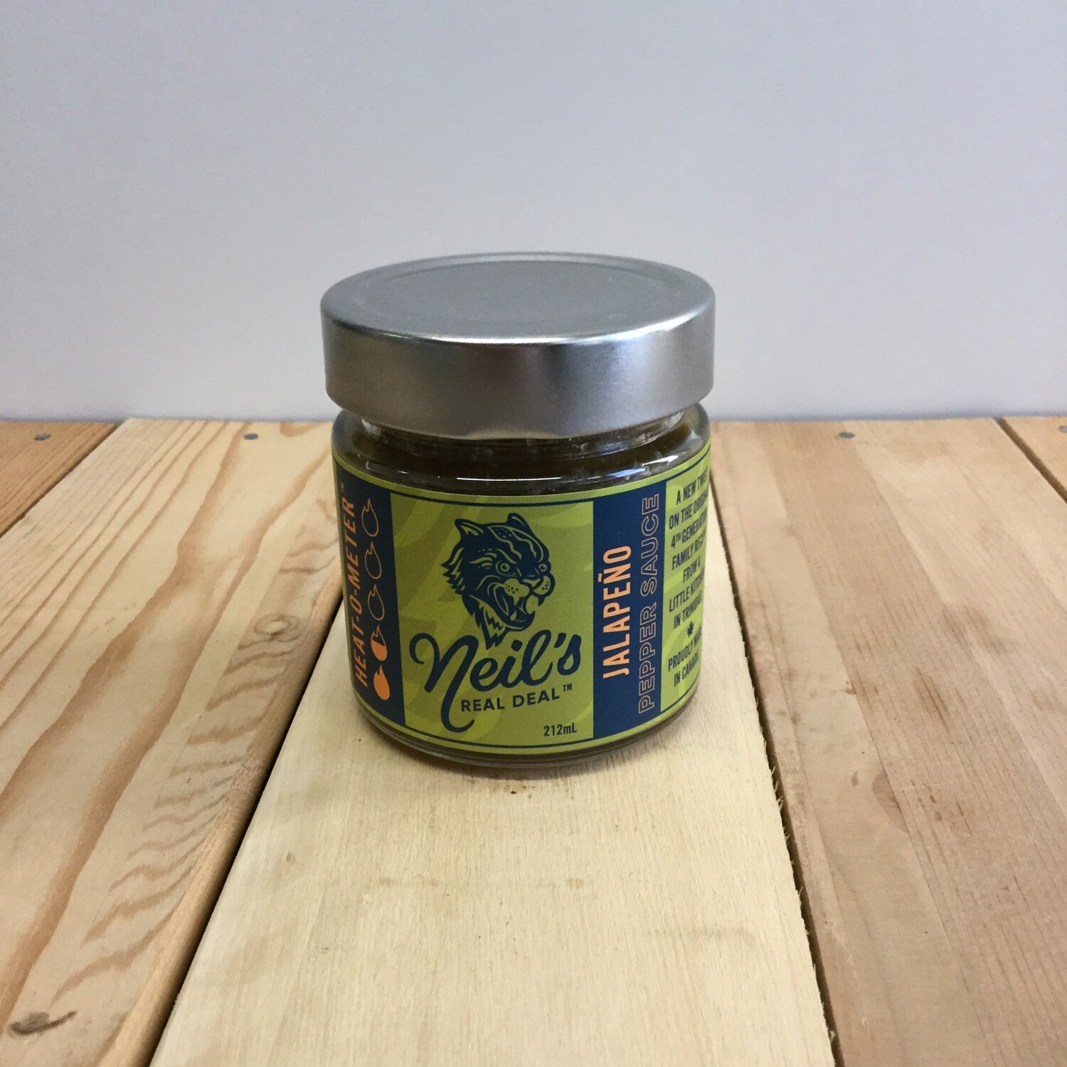 NEIL'S REAL DEAL Pepper Sauce - Jalapeno 212mL NEIL'S REAL DEAL Pepper Sauce - Jalapeno 212mL