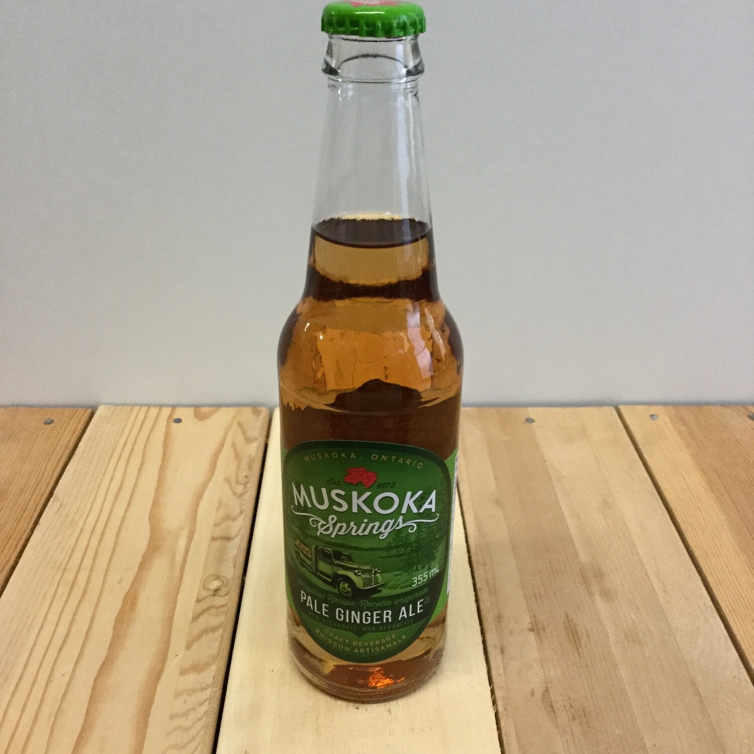 MUSKOKA SPRINGS Pale Ginger Ale 355ml MUSKOKA SPRINGS Pale Ginger Ale 355ml