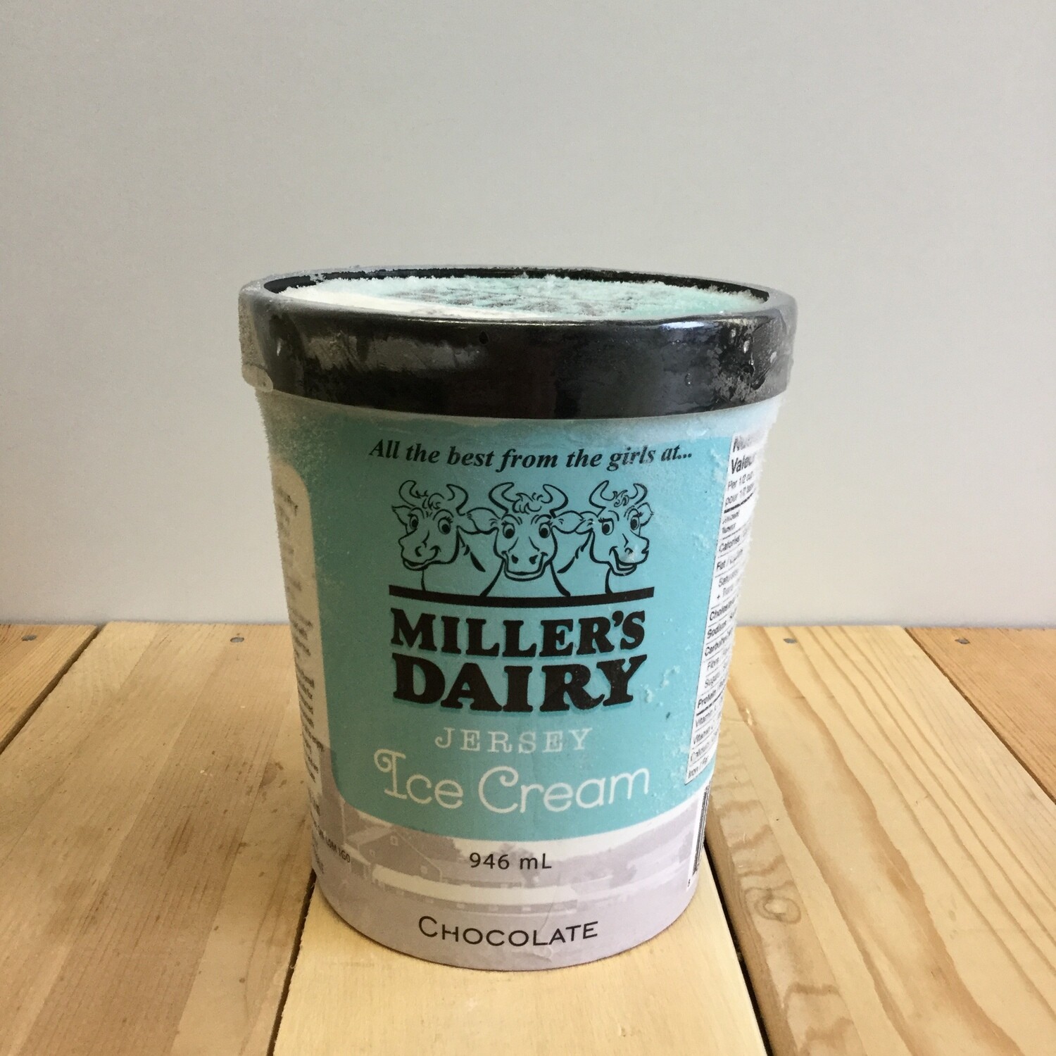 MILLERS Ice Cream Chocolate 946ml MILLERS Ice Cream Chocolate 946ml