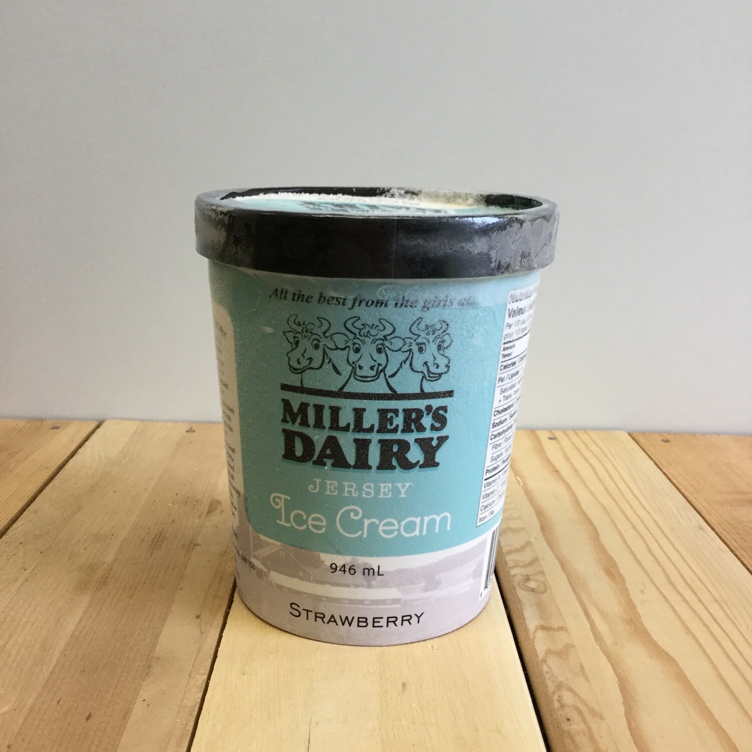 MILLERS Ice Cream Strawberry 946ml MILLERS Ice Cream Strawberry 946ml