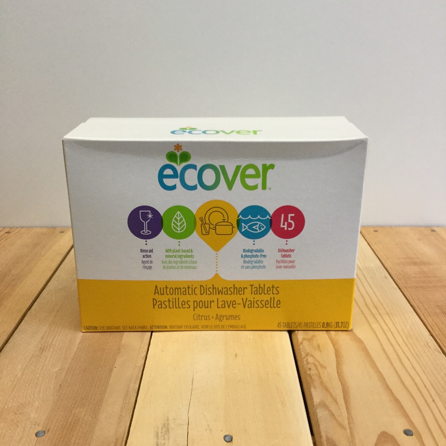 ECOVER Dishwashing Tabs Citrus 45ct ECOVER Dishwashing Tabs Citrus 45ct