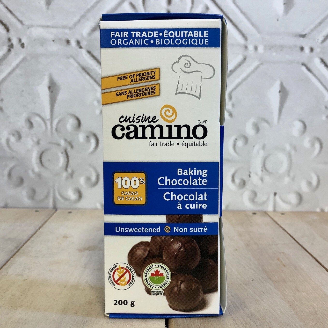 CAMINO Unsweetened Baking Chocolate 200g CAMINO Unsweetened Baking Chocolate 200g