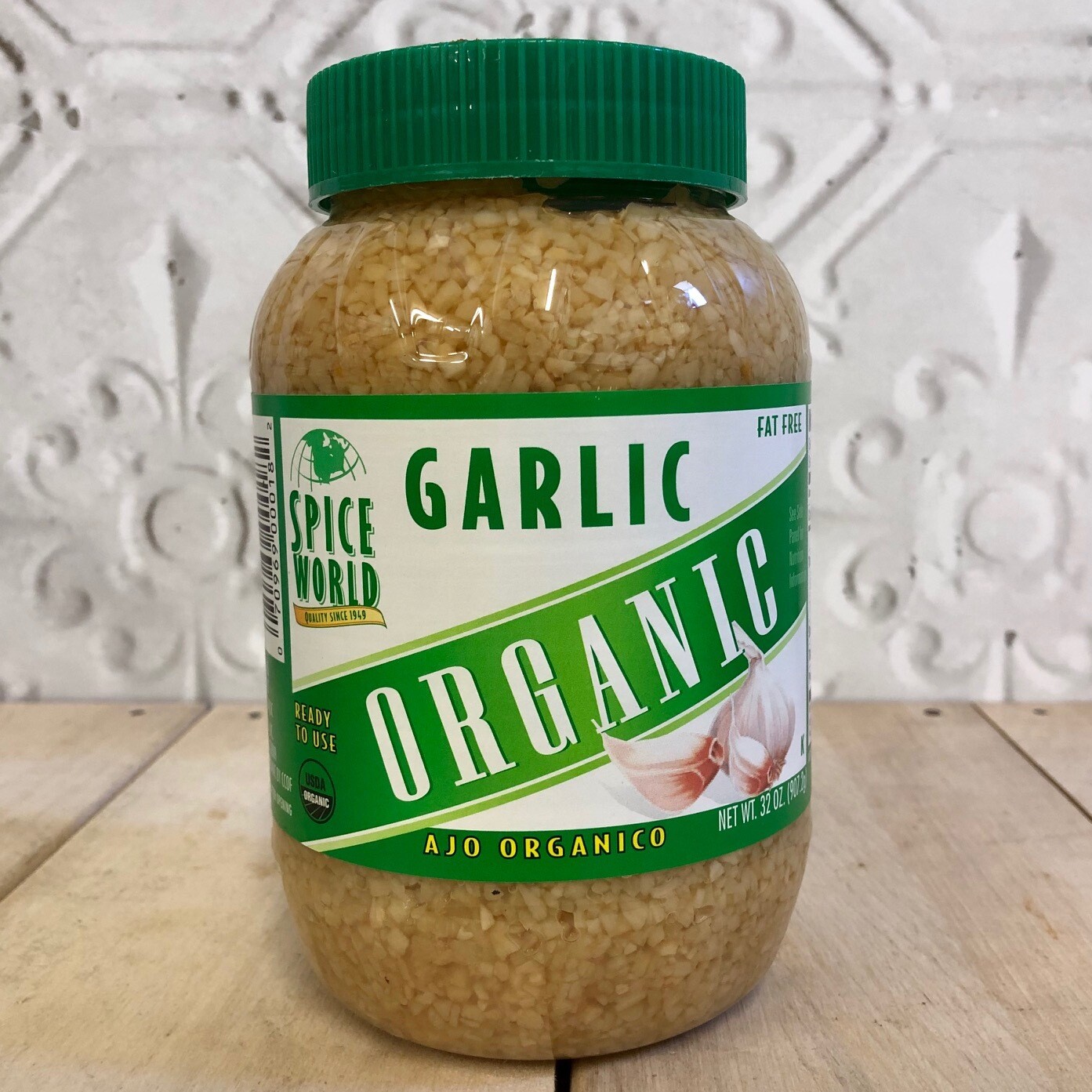 SPICE WORLD Org Garlic 907.2g SPICE WORLD Org Garlic 907.2g