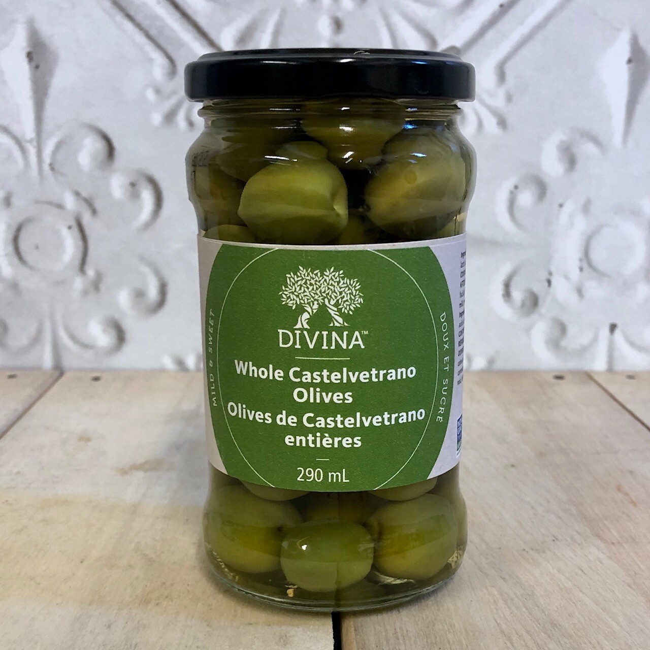 DIVINA Pitted Castelvetrano Olives 290mL DIVINA Pitted Castelvetrano Olives 290mL