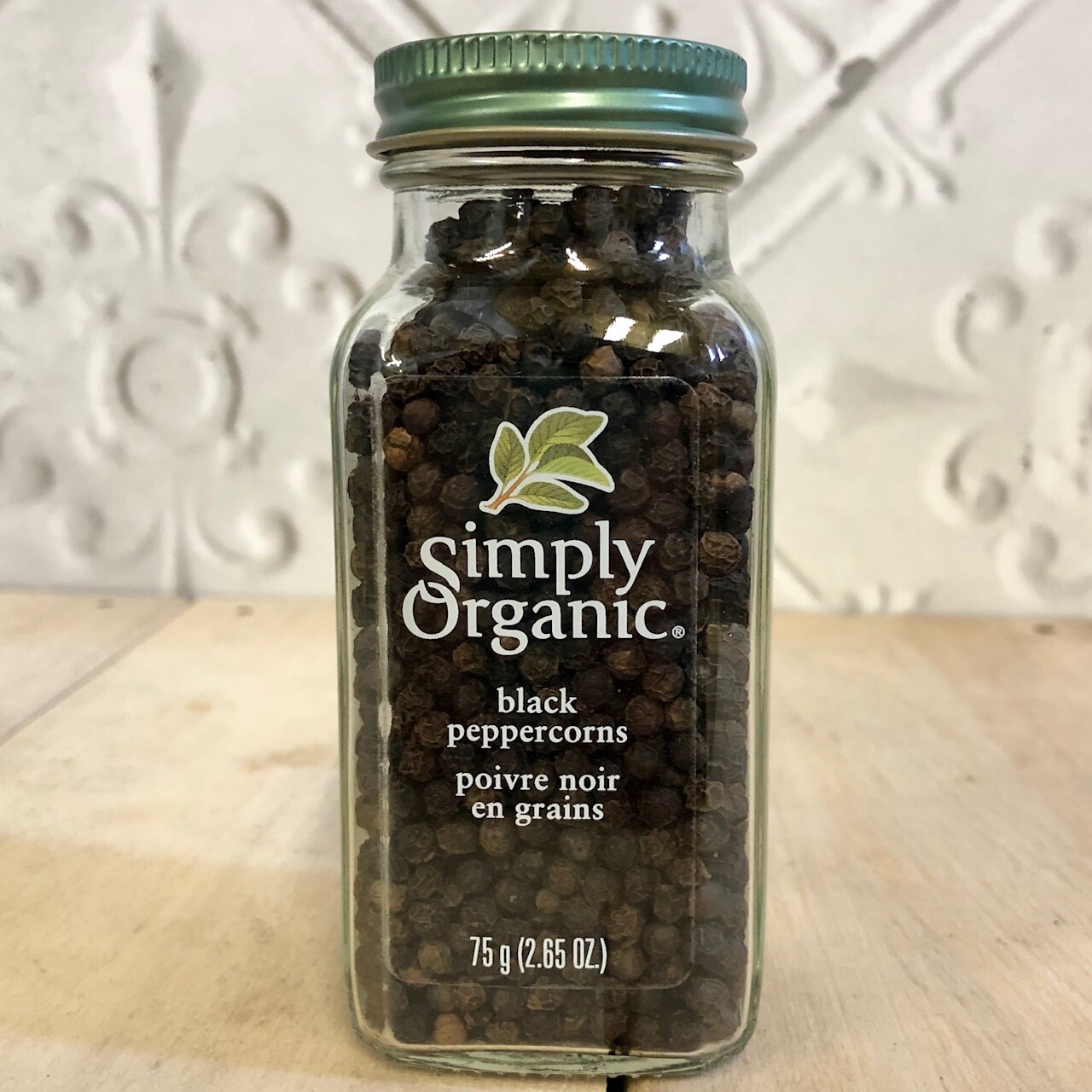 SIMPLY ORGANIC Peppercorns 75g SIMPLY ORGANIC Peppercorns 75g