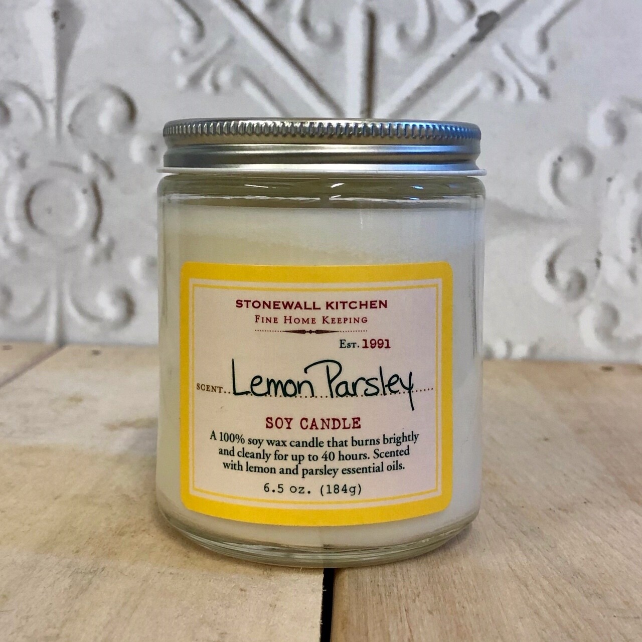 STONEWALL Soy Candle Lemon Parsley 184g STONEWALL Soy Candle Lemon Parsley 184g