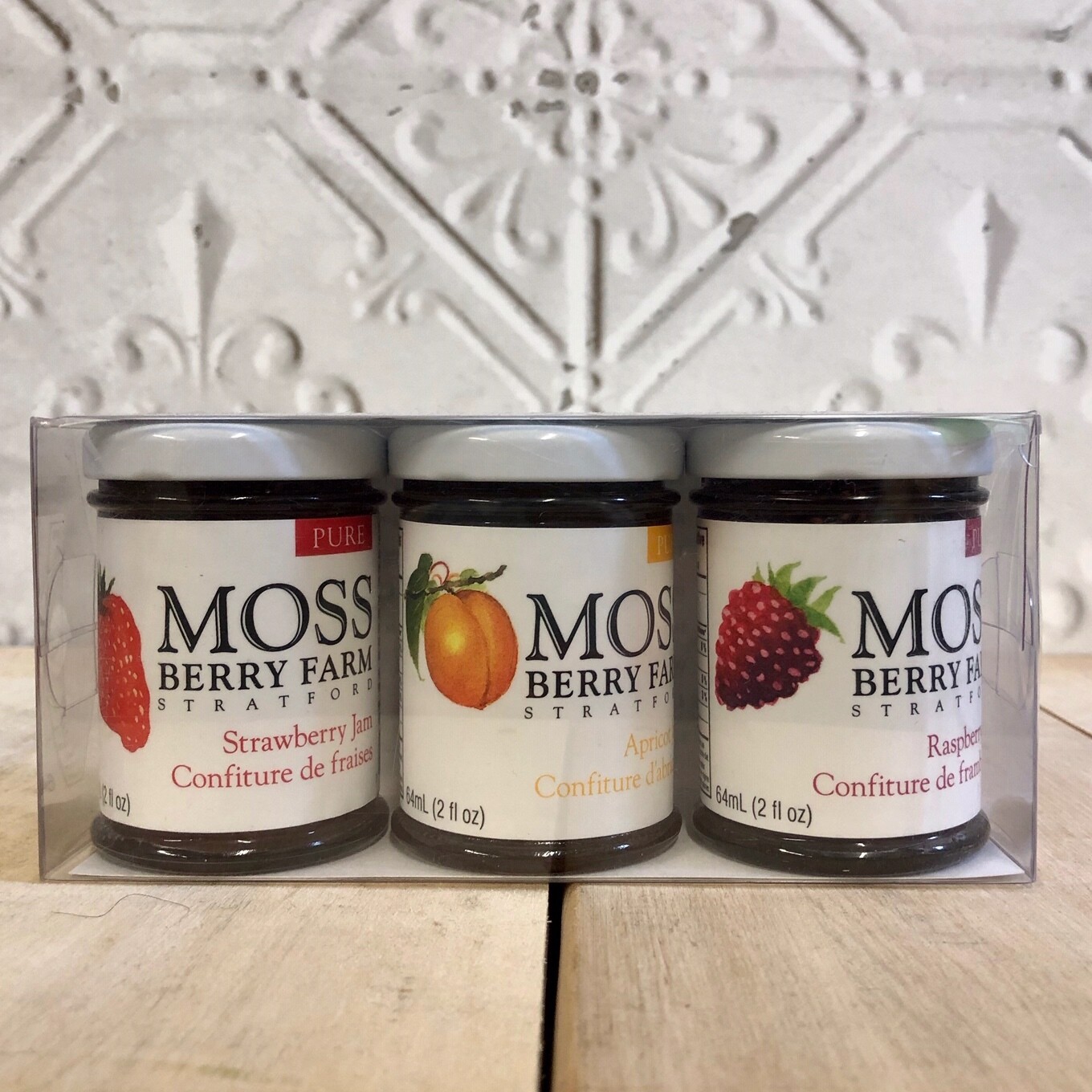 MOSS FARMS Jam Assortment 3pc MOSS FARMS Jam Assortment 3pc