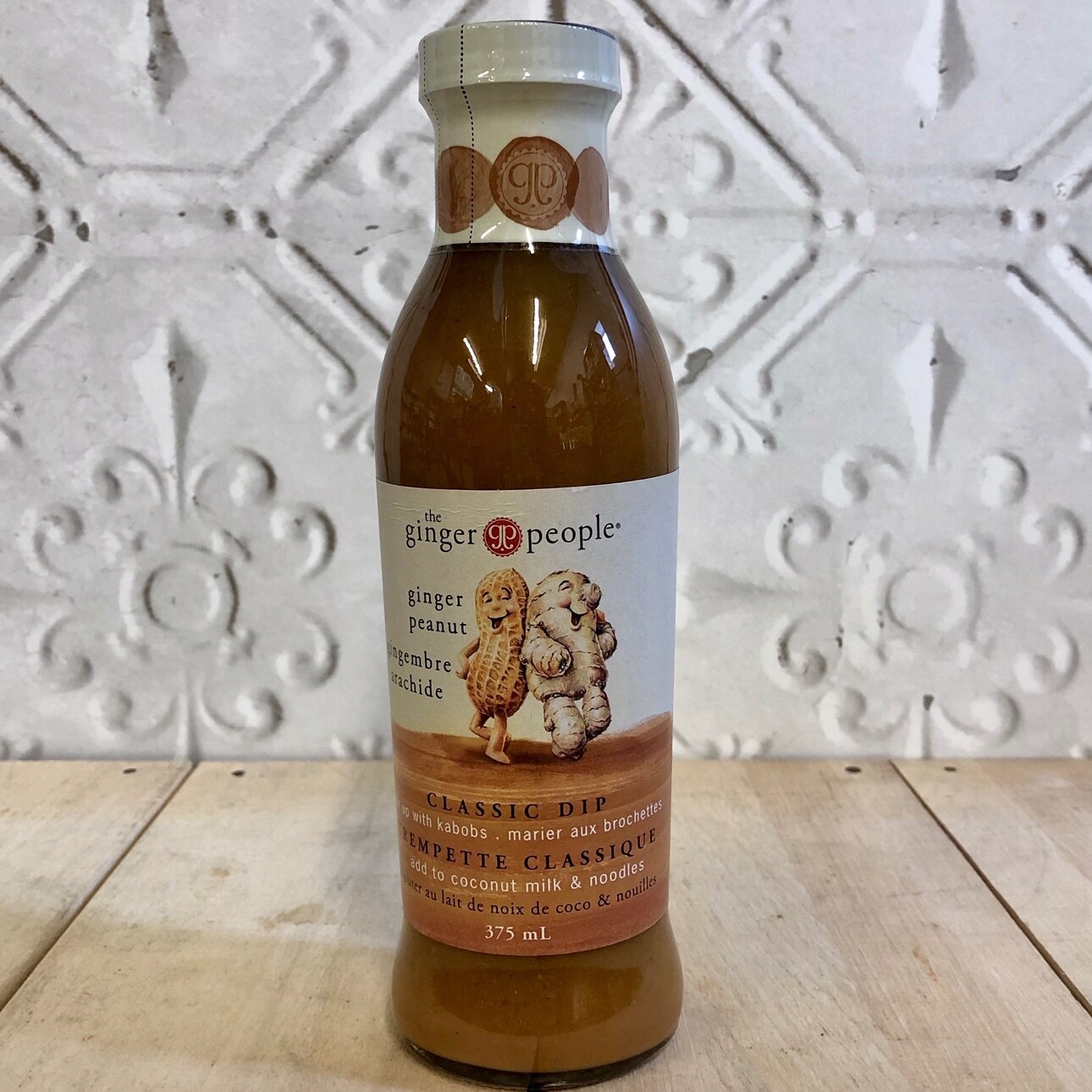 GINGER PEOPLE Ginger Peanut Dip 375ml GINGER PEOPLE Ginger Peanut Dip 375ml