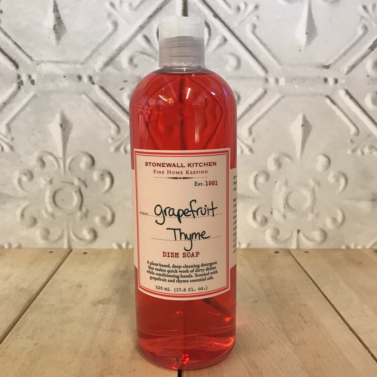 STONEWALL KITCHEN Dish Soap Grapefruit 520mL STONEWALL KITCHEN Dish Soap Grapefruit 520mL