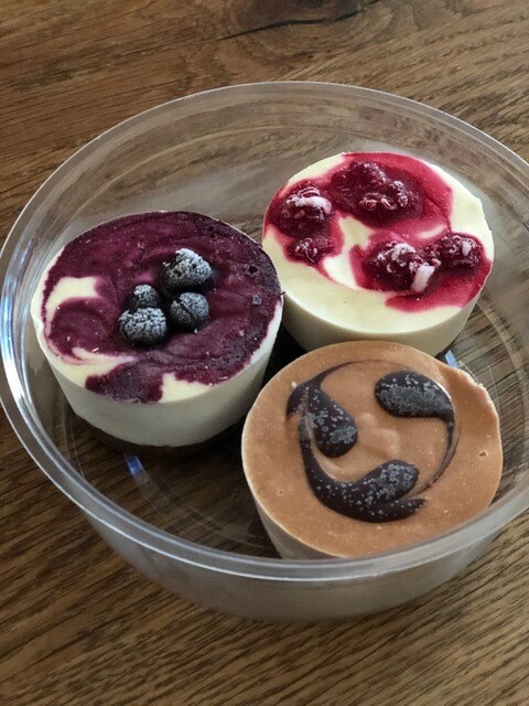 MAMAWARRIOR Vegan Mini Cheesecake Org 3pk MAMAWARRIOR Vegan Mini Cheesecake Org 3pk