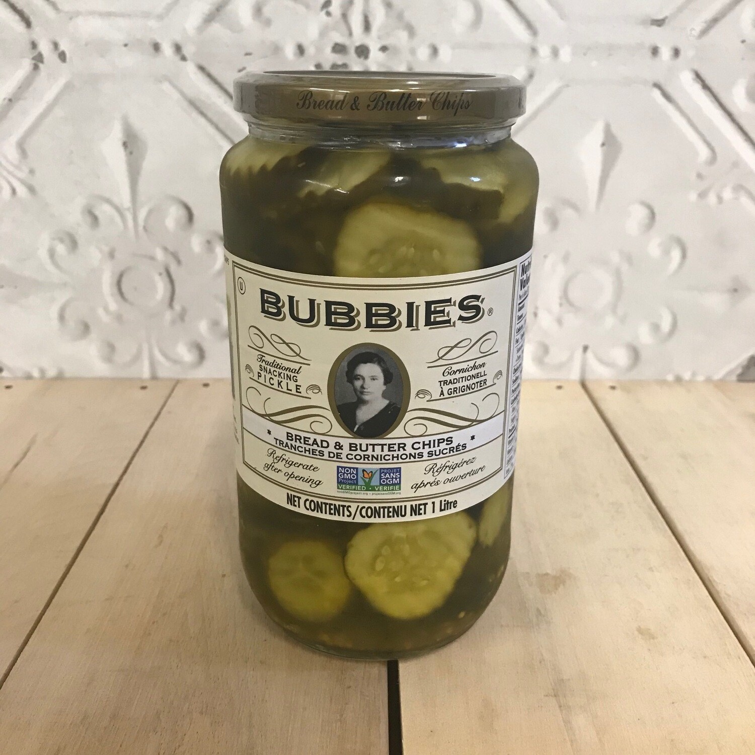 BUBBIES Bread and Butter Pickles 1L BUBBIES Bread and Butter Pickles 1L