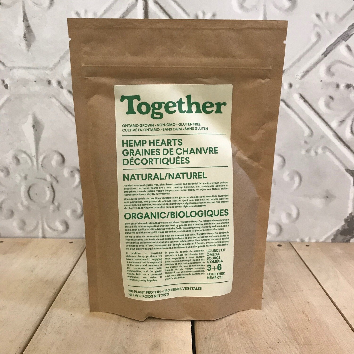 TOGETHER Hemp Hearts 227g TOGETHER Hemp Hearts 227g